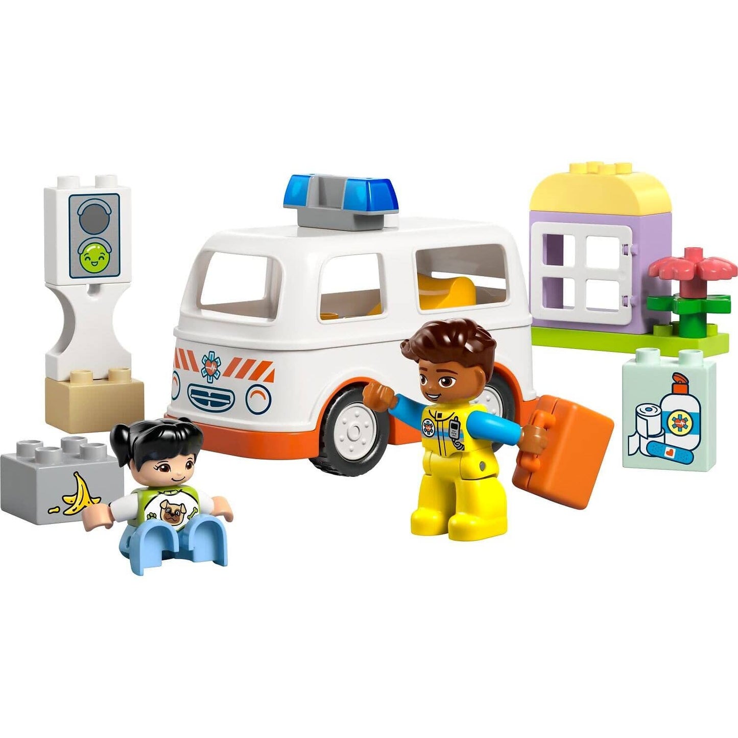 LEGO 10447 Ambulance & Driver - Duplo