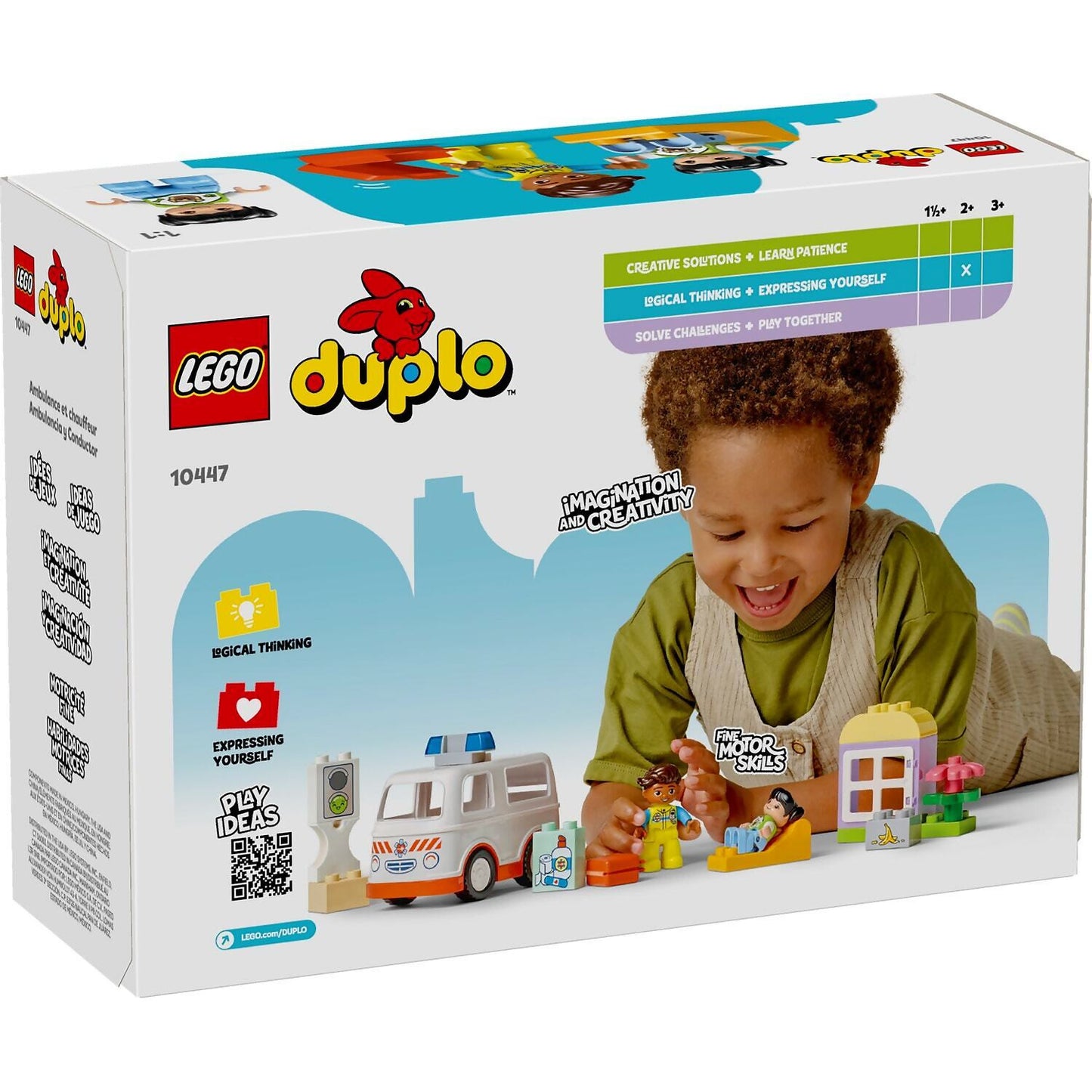 LEGO 10447 Ambulance & Driver - Duplo
