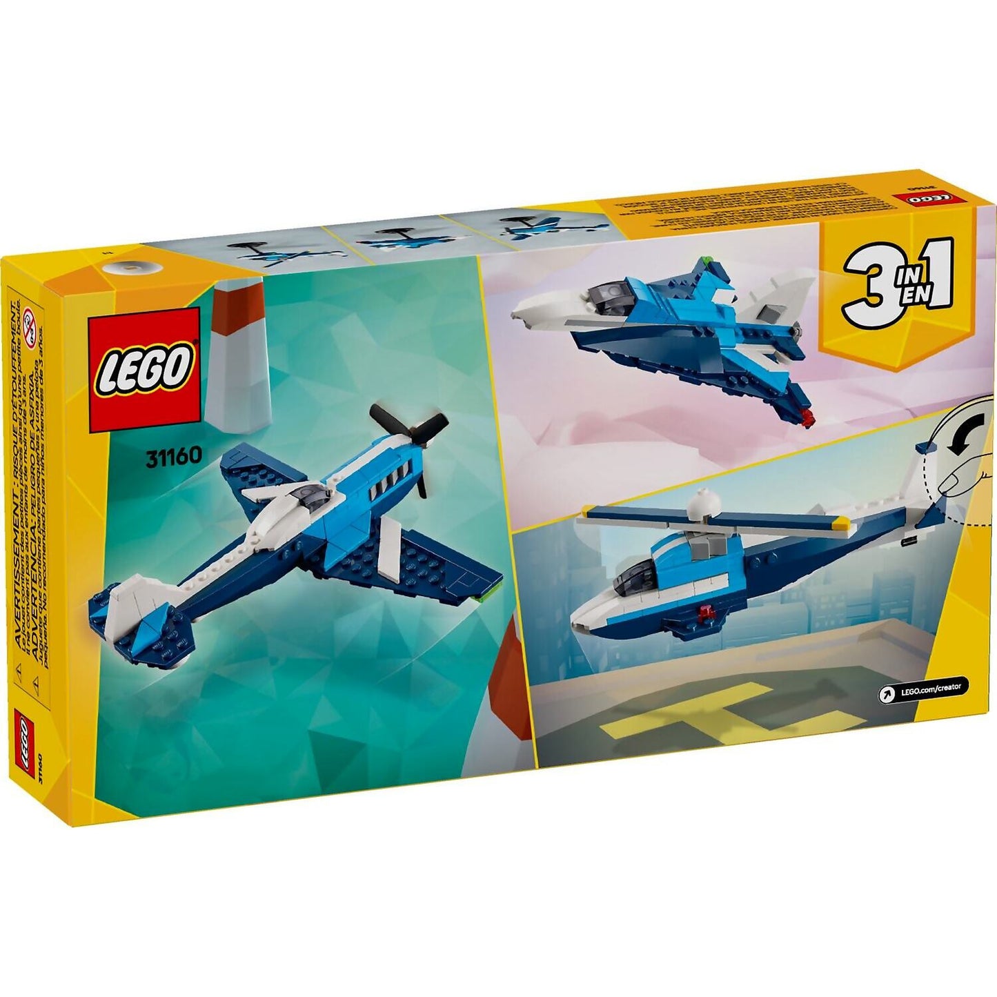 LEGO 31160 Aircraft: Race Plane - LEGO Creator 3-in-1