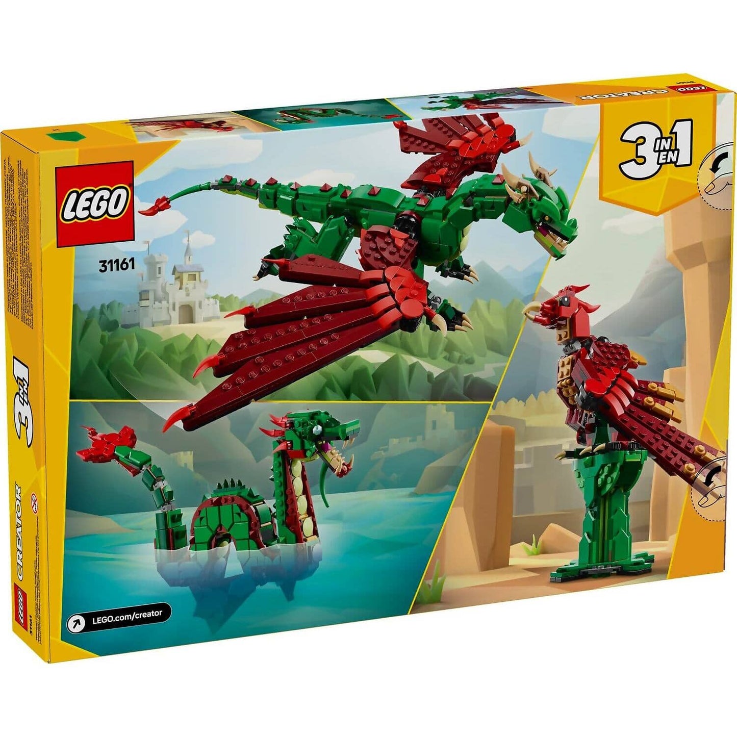 LEGO 31161 Medieval Dragon - LEGO Creator 3-in-1