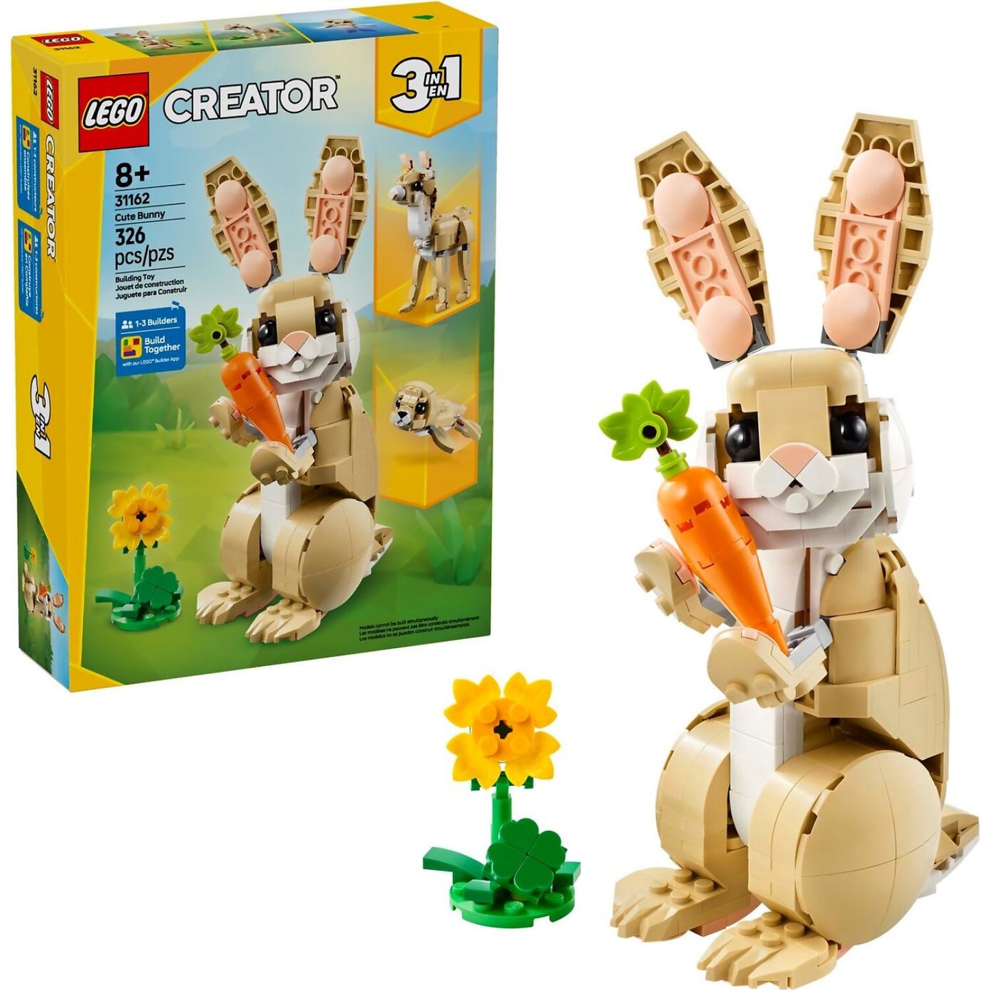 LEGO 31162 Cute Bunny - LEGO Creator 3-in-1