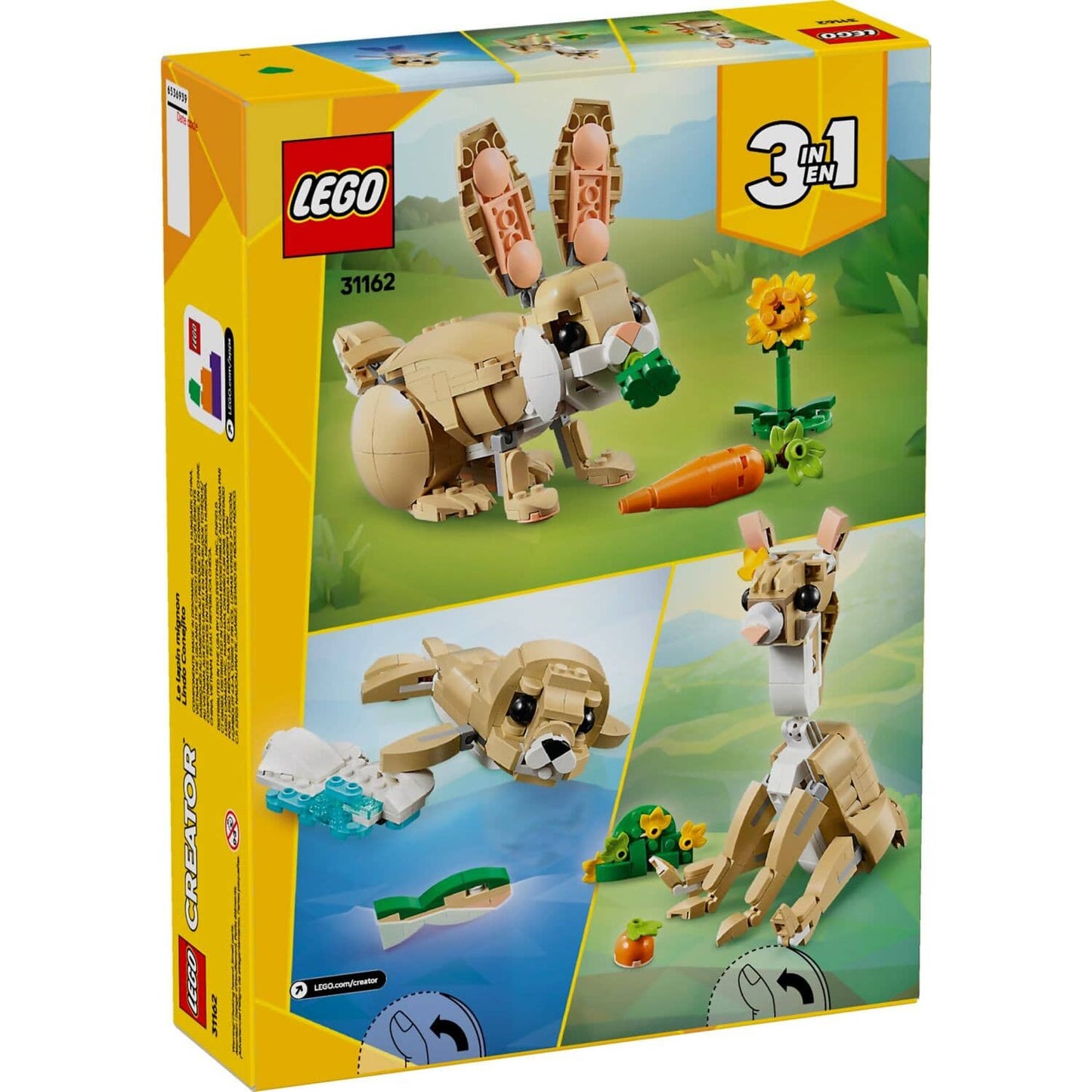 LEGO 31162 Cute Bunny - LEGO Creator 3-in-1
