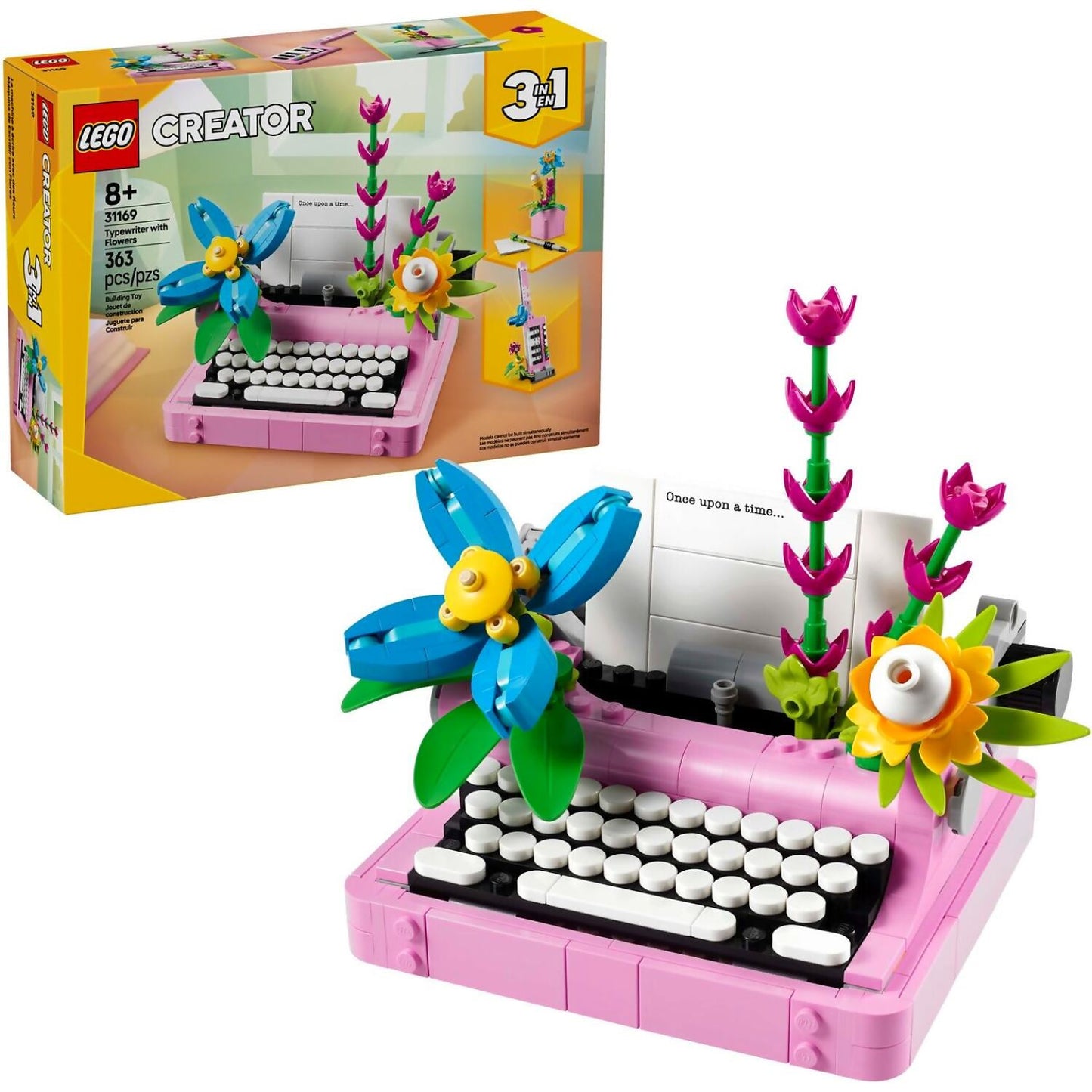 LEGO 31169 Typewriter With Flowers - LEGO Creator 3-in-1