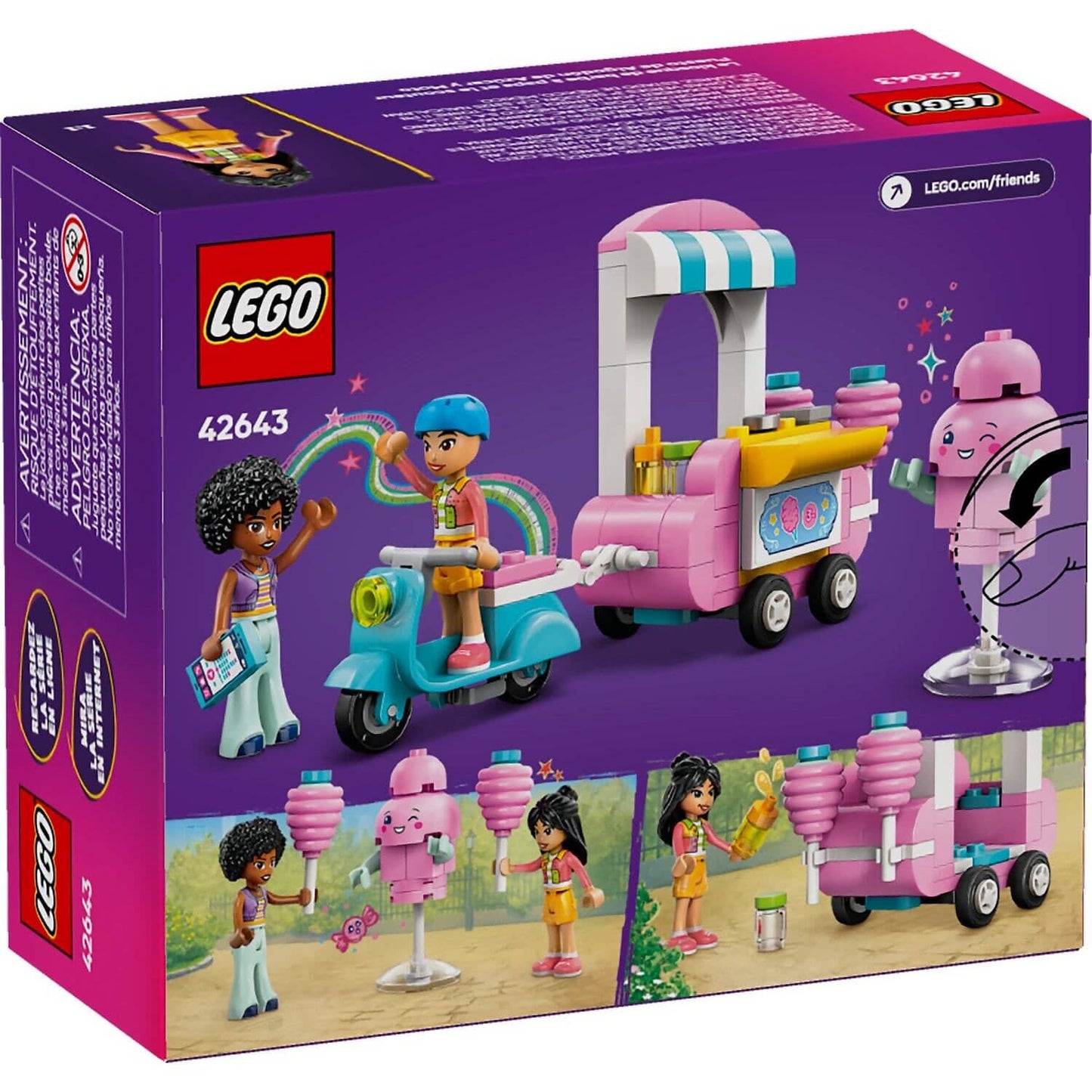 LEGO 42643 Cotton Candy Stand And Scooter - LEGO Friends