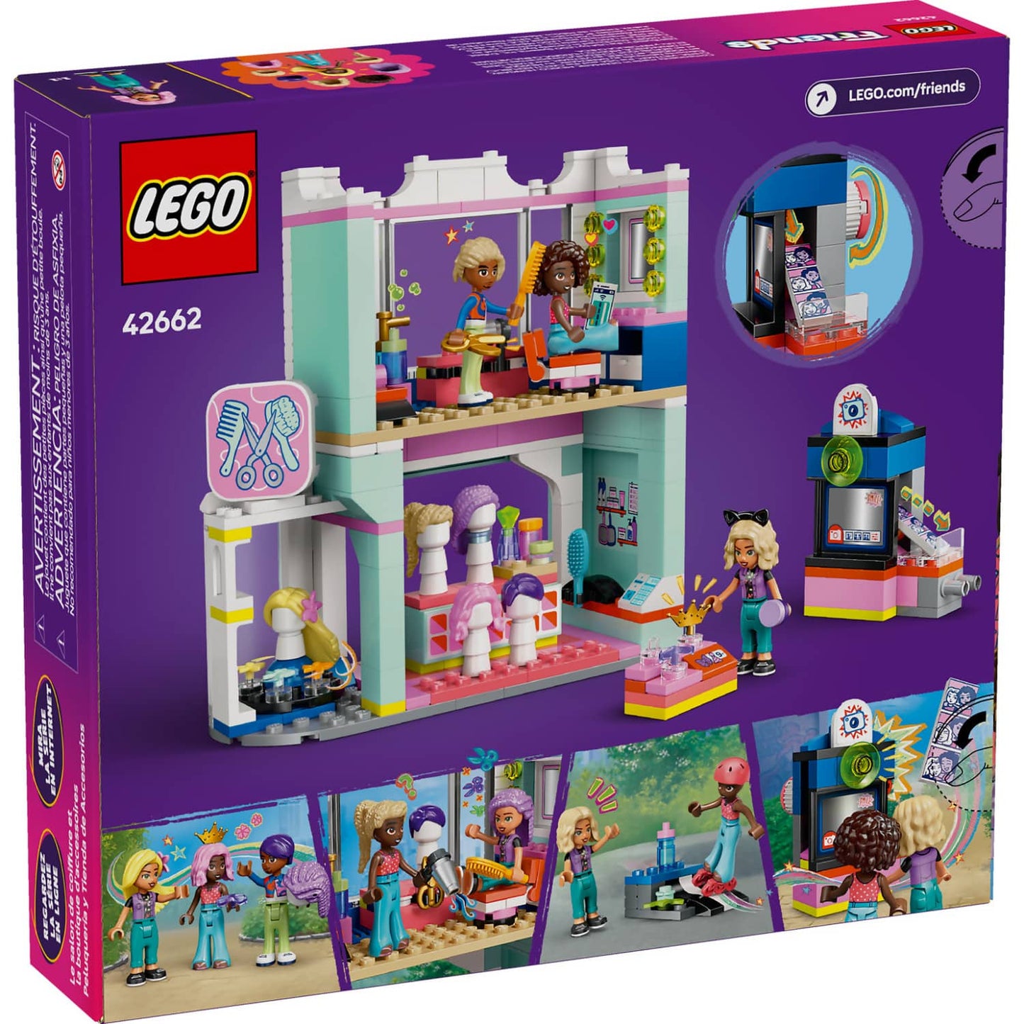 LEGO 42662 Hair Salon And Accessories Store - LEGO Friends