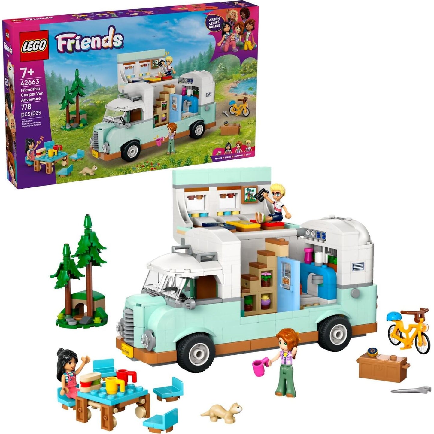 LEGO 42663 Friendship Camper Van Adventure - LEGO Friends
