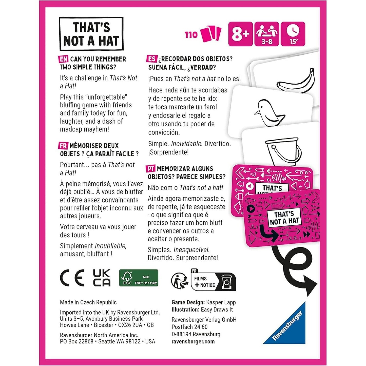 Ravensburger - That's Not A Hat Card Game