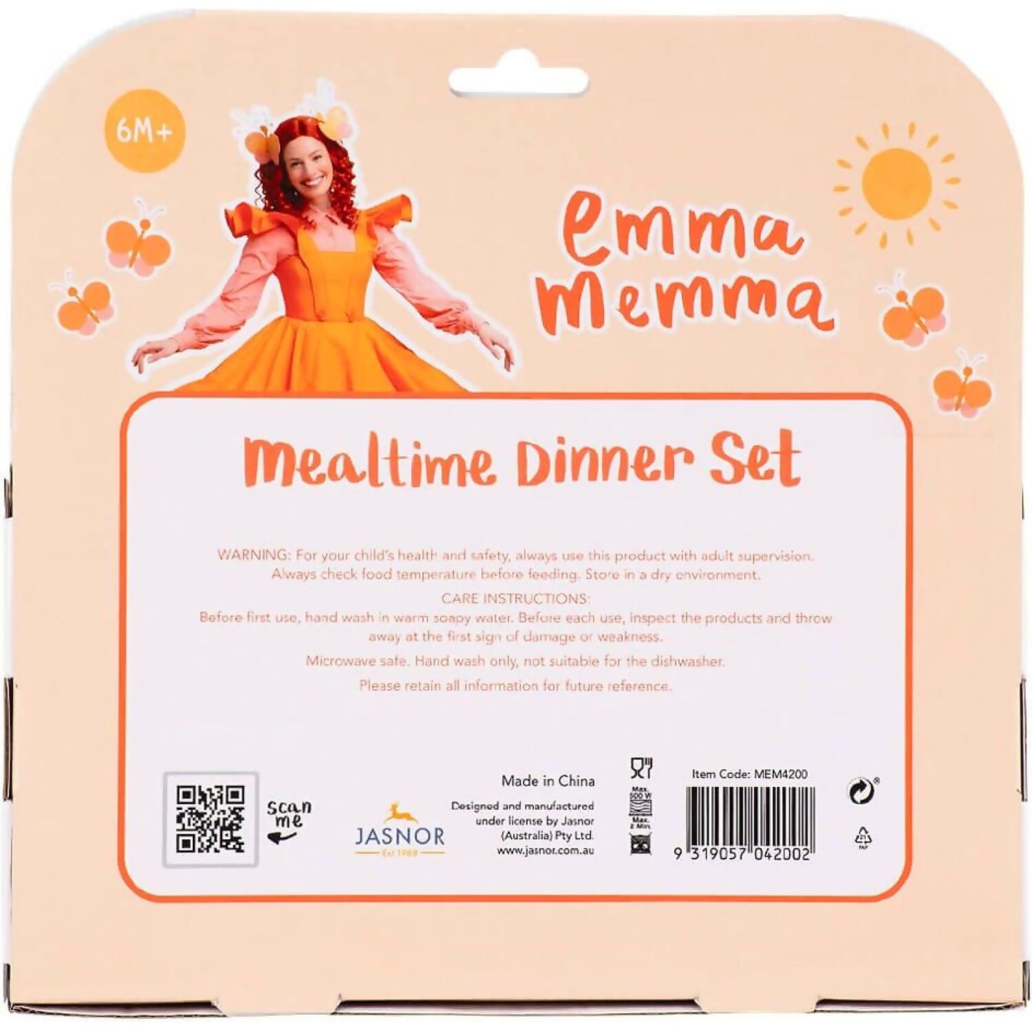 Emma Memma - 3 Piece Mealtime Dinner Set - Jasnor