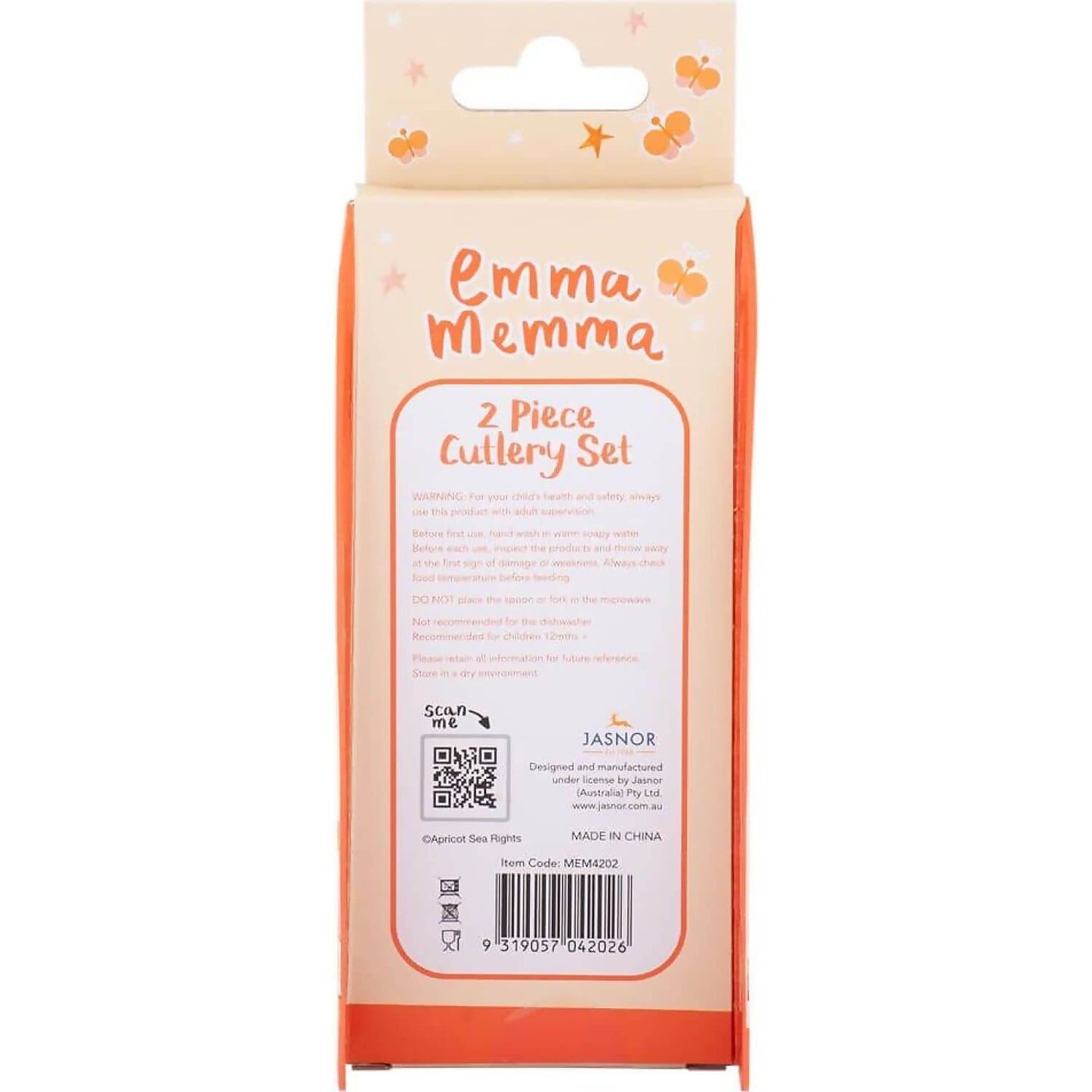 Emma Memma - 2 Piece Cutlery Set - Jasnor