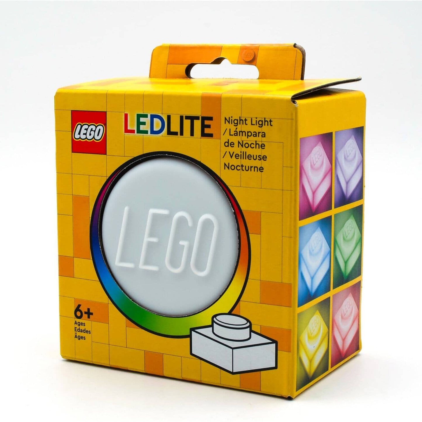LEGO - Iconic LEDLITE Plate Night Light White With Color Changing Variations