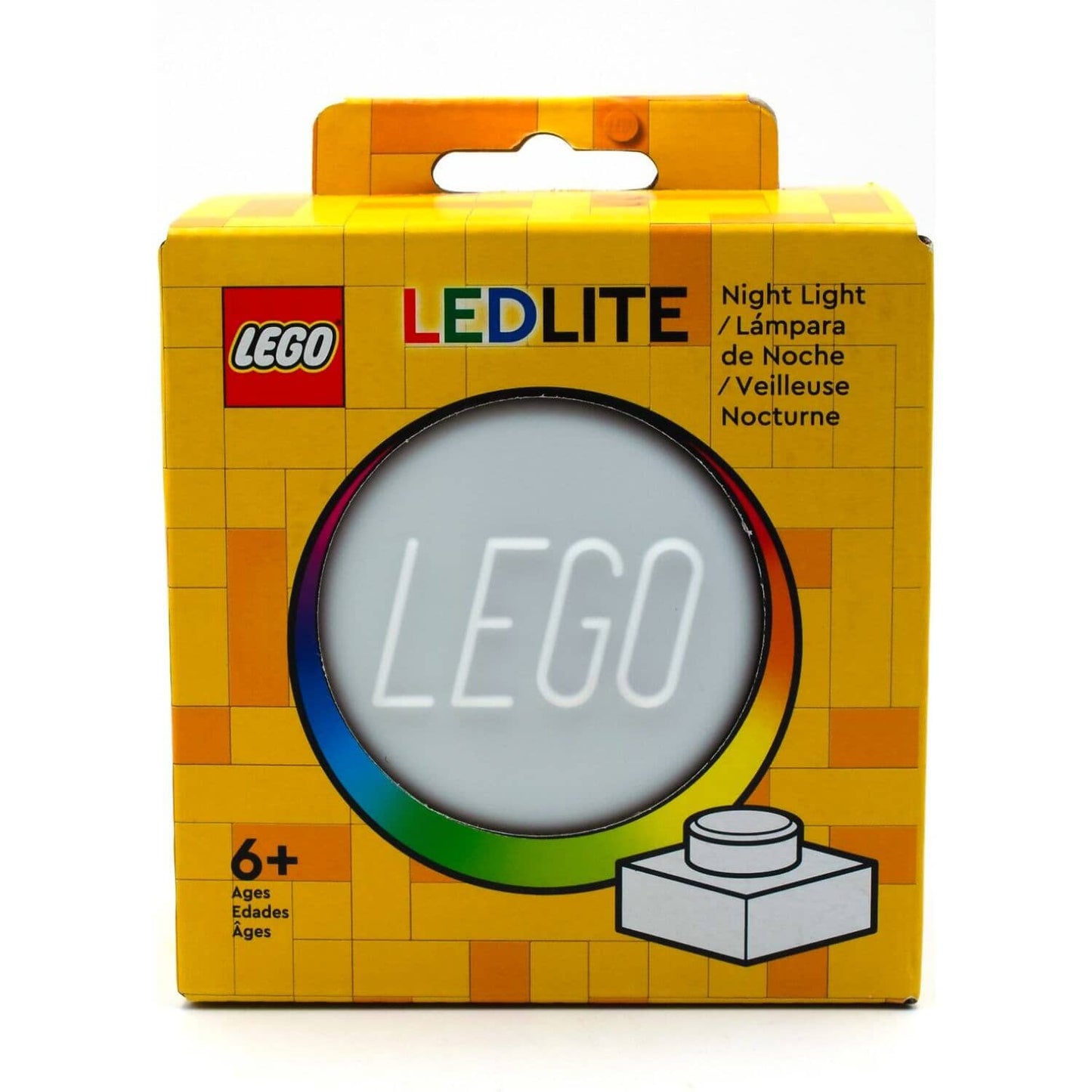 LEGO - Iconic LEDLITE Plate Night Light White With Color Changing Variations