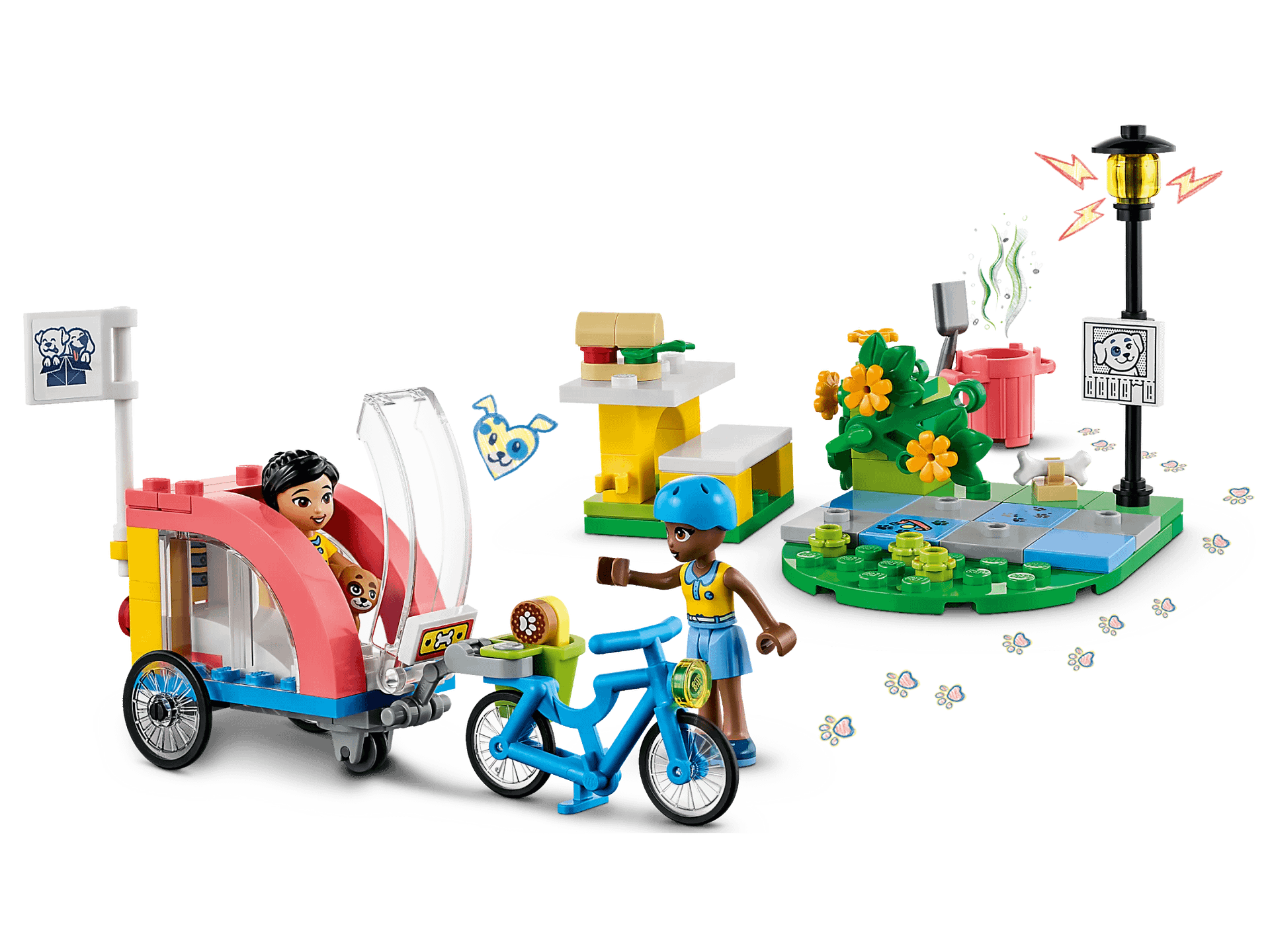 LEGO 41738 Dog Rescue Bike - Friends