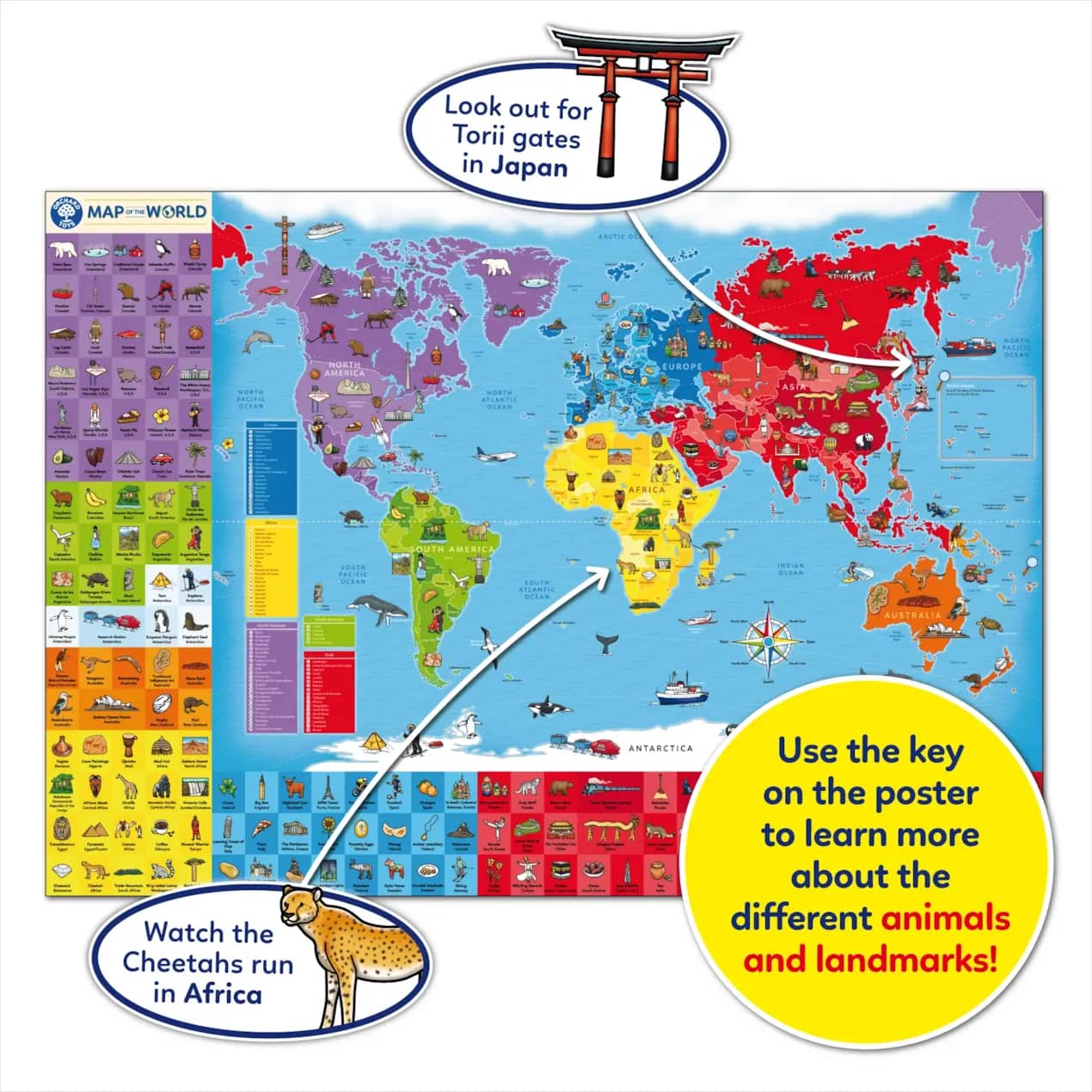 Orchard Toys - Map Of The World Jigsaw Puzzle 150pc