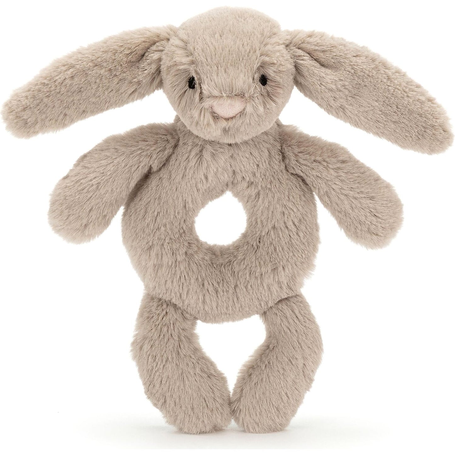 Jellycat - Bashful Beige Bunny Ring Rattle 18x8x2cm Plush