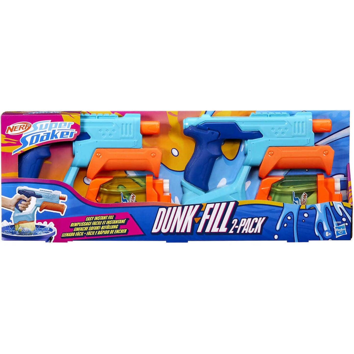 Nerf - Super Soaker Dunk-Fill 2 Pack - Hasbro