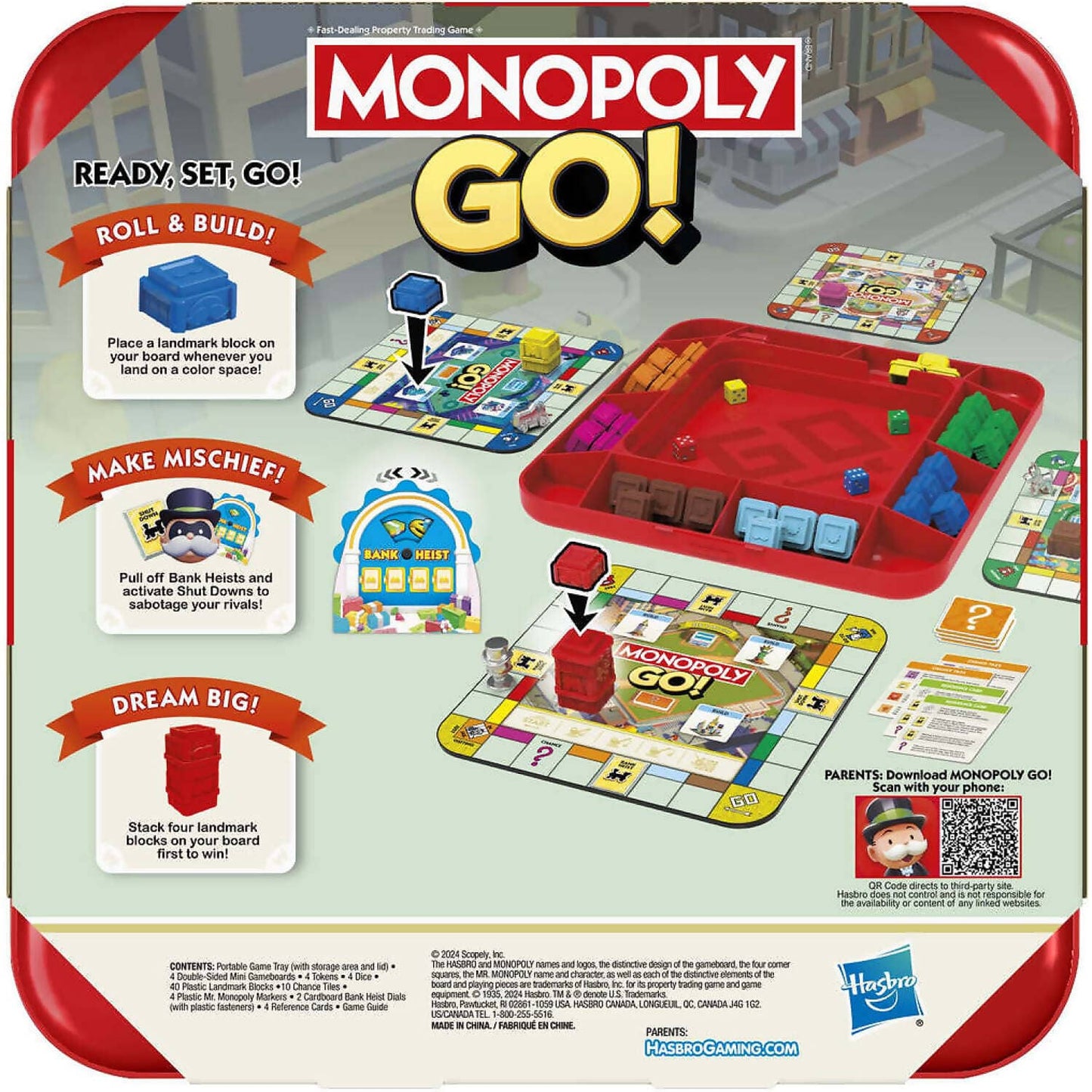 Hasbro Gaming - Monopoly Go! Mobile Board Game