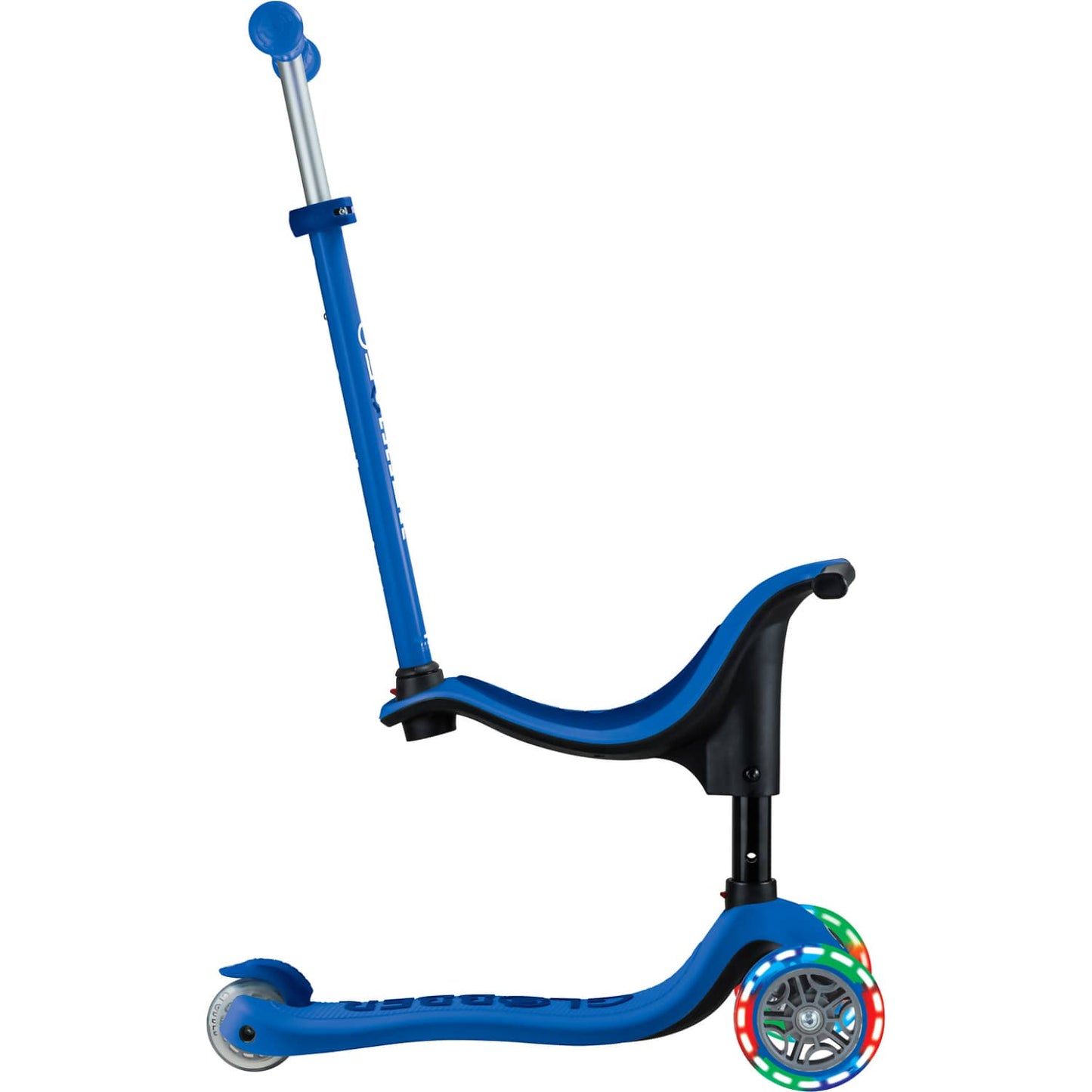 Globber - Go Up Sporty Lights With Stabilizer- Navy Blue/ Dark Navy Blue Scooter