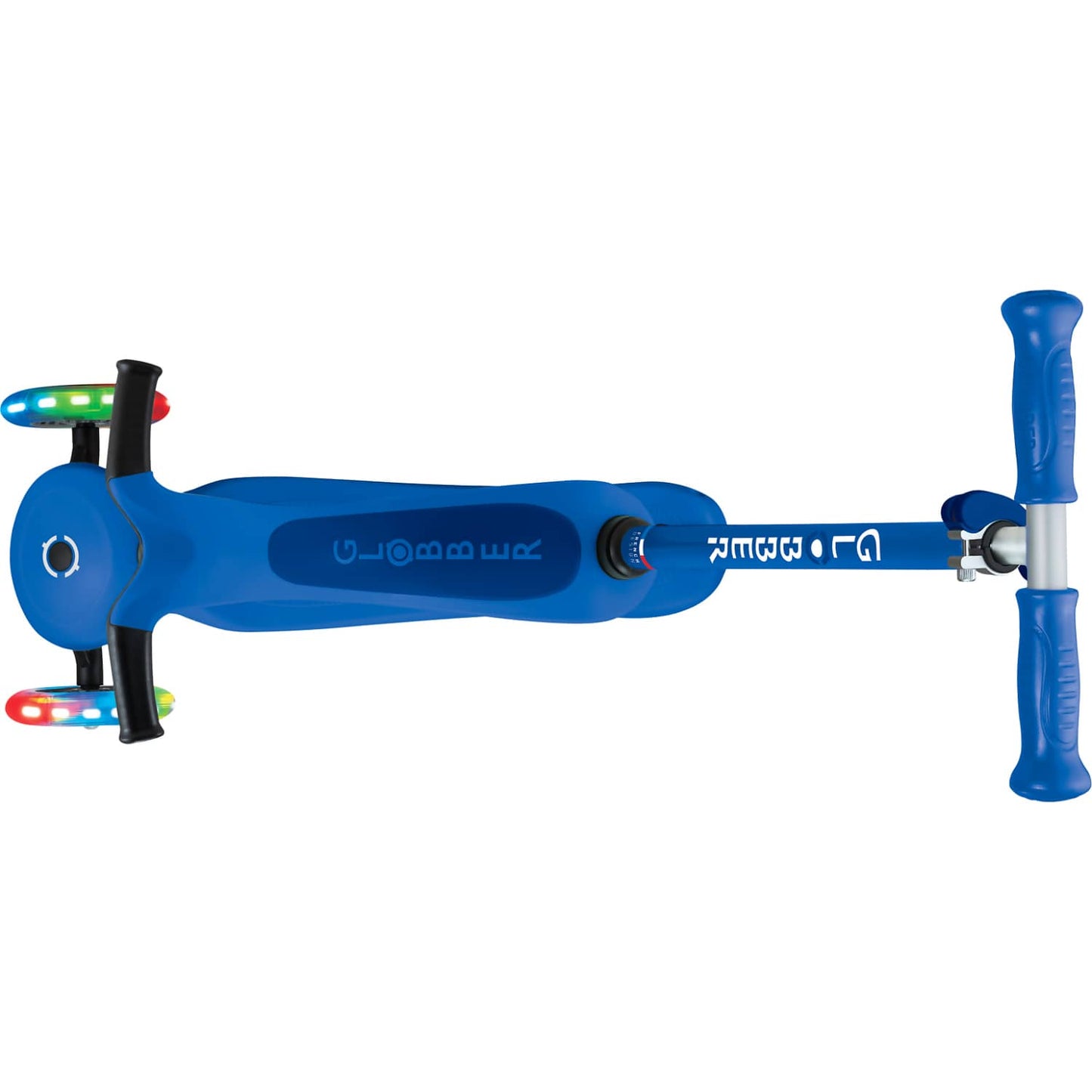 Globber - Go Up Sporty Lights With Stabilizer- Navy Blue/ Dark Navy Blue Scooter