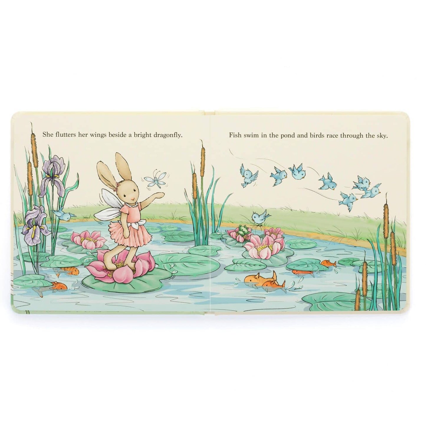 Jellycat - Lottie The Fairy Bunny Book Multi-coloured 19x19x2cm