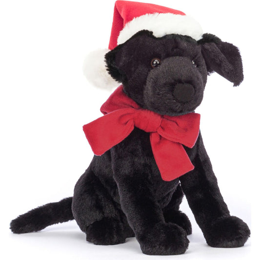 Jellycat - Winter Warmer Pippa Black Labrador Black 22x15x8cm Plush