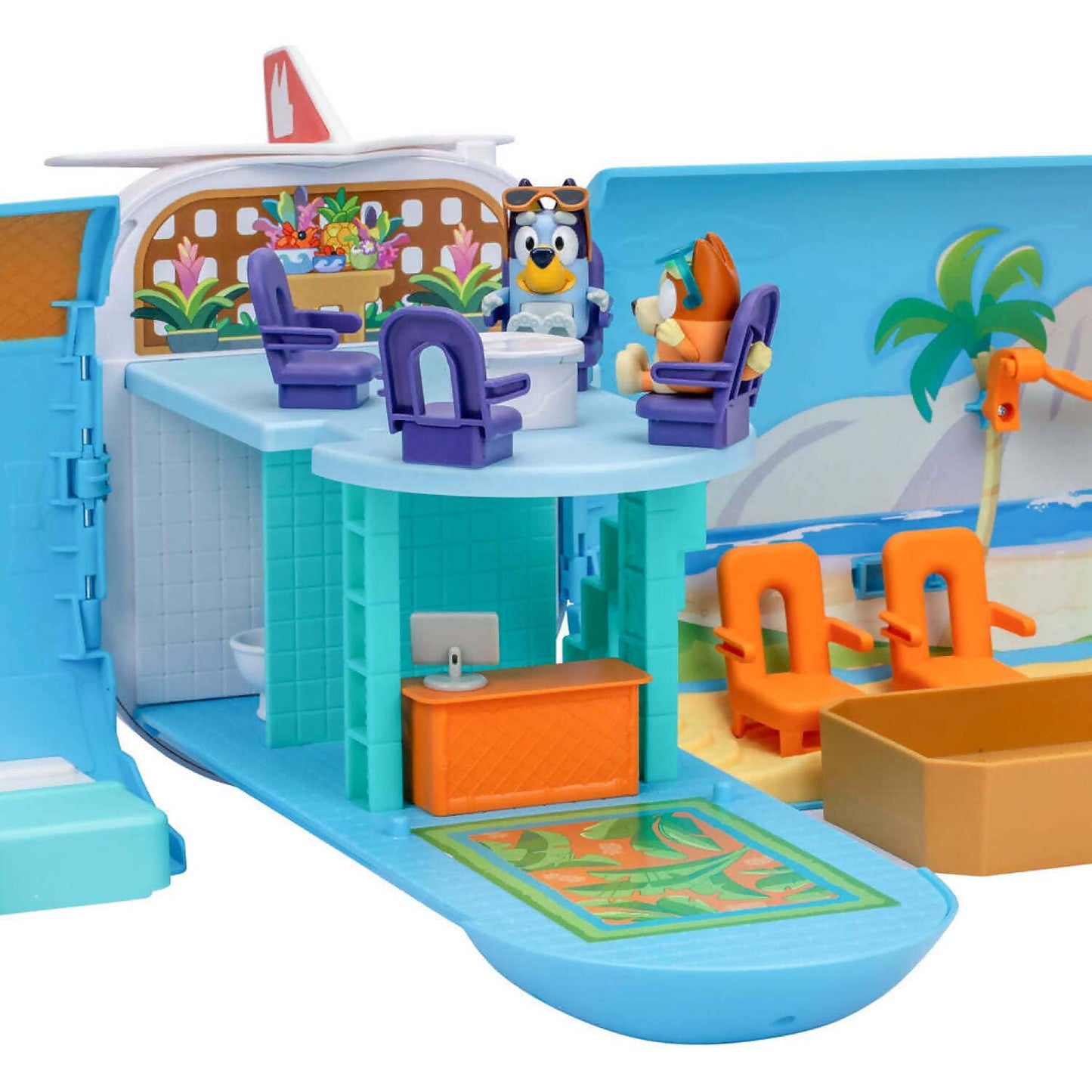 Bluey - 3-in-1 Airplane Playset