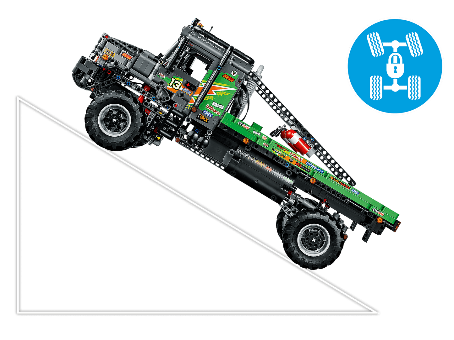 LEGO 42129 4x4 Mercedes-Benz Zetros Trial Truck - Technic