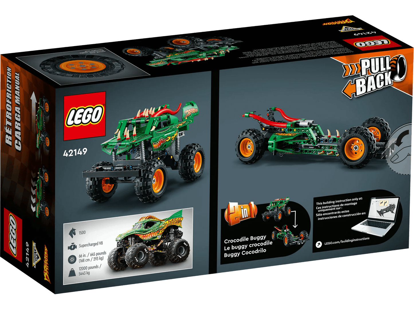 LEGO 42149 Monster Jam™ Dragon™ - Technic