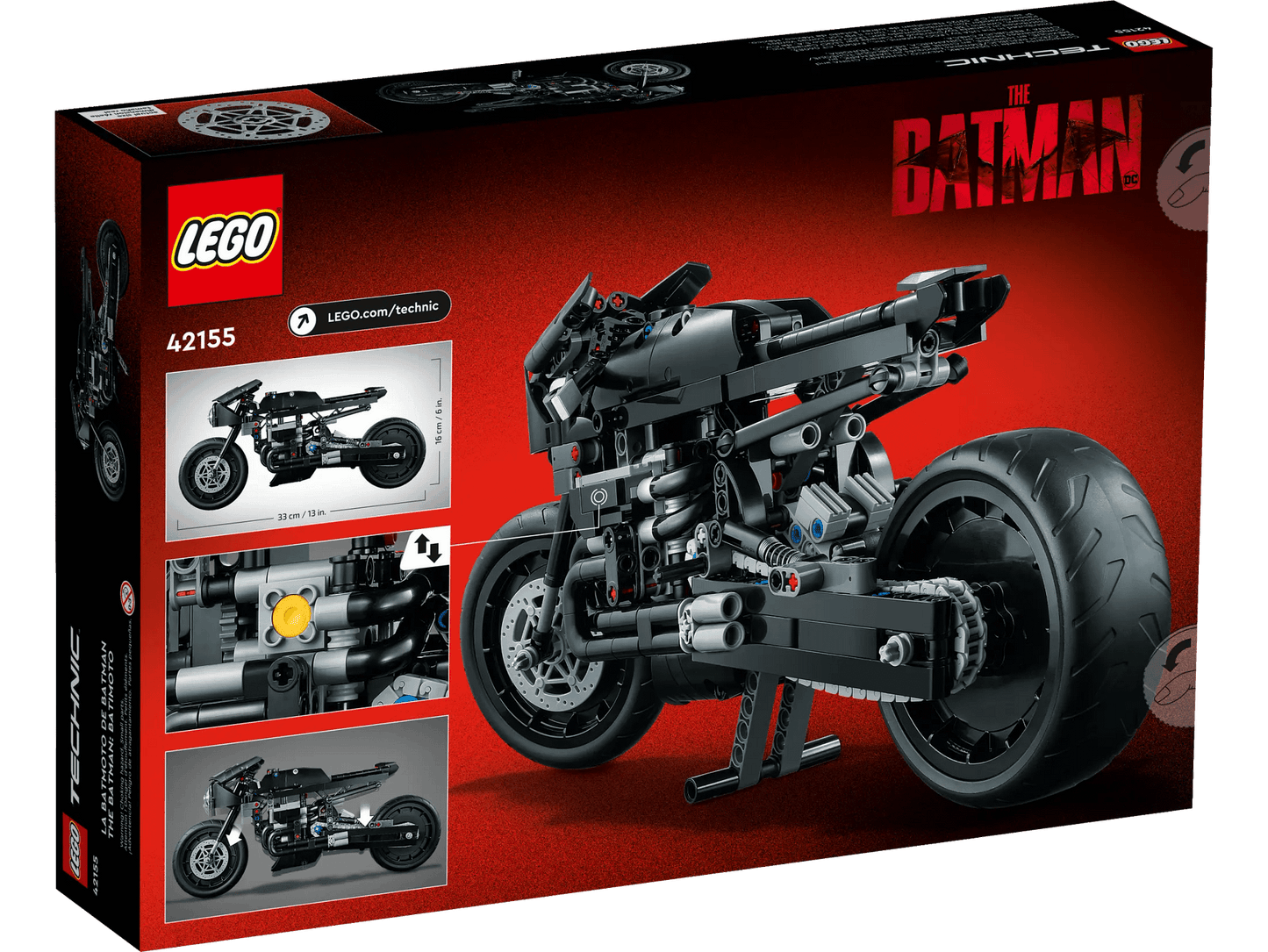 LEGO 42155 THE BATMAN - BATCYCLE™ - Technic