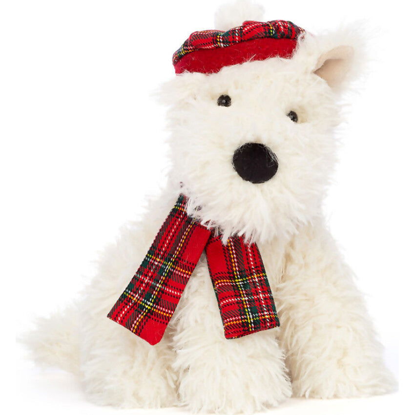 Jellycat - Winter Warmer Munro Scottie Dog 21x15x12cm Plush