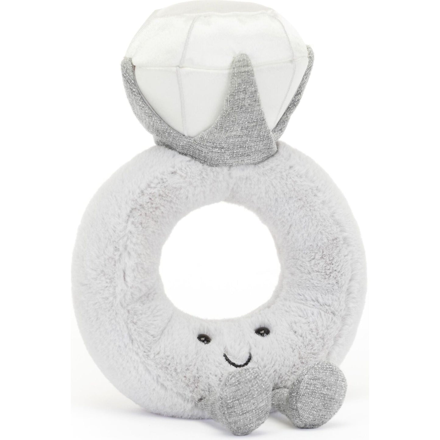 Jellycat - Amuseables Diamond Ring Grey 20x12x5cm Plush