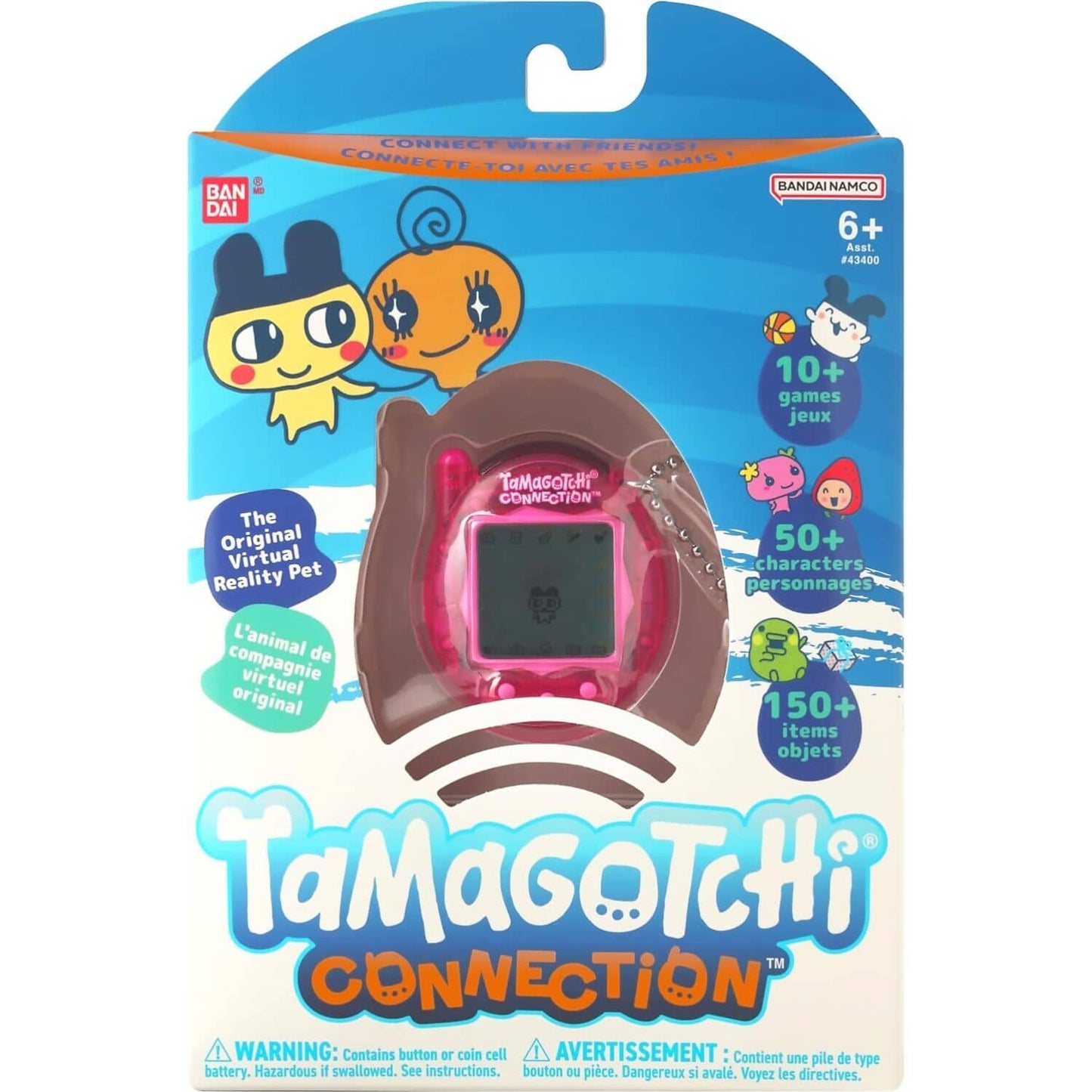 Tamagotchi - Connection Virtual Reality Pet - Translucent Pink