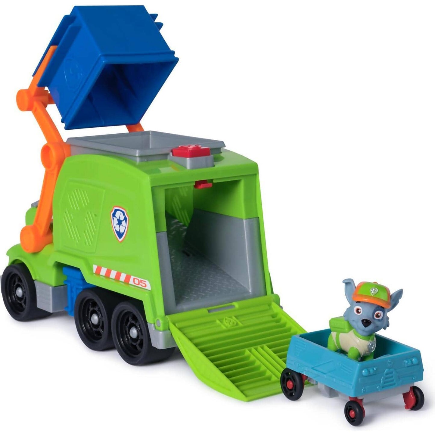 Paw Patrol - Sustainable Crush N Roll Recycling Truck With Rocky - Spin Master