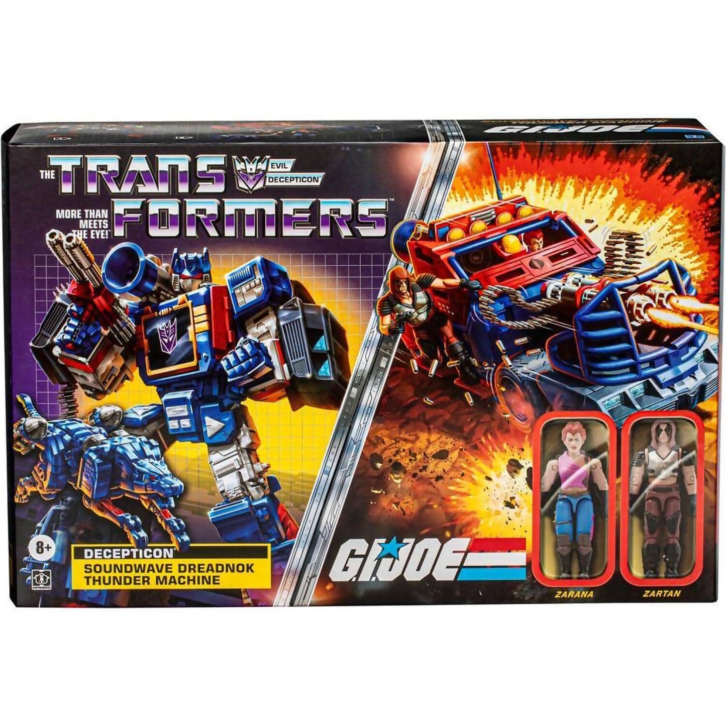 Transformers - Collaborative G.i. Joe Soundwave Dreadnok Thunder Machine Zartan & Zarana Toys - Hasbro