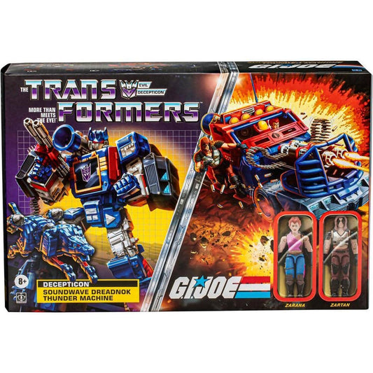 Transformers - Collaborative G.i. Joe Soundwave Dreadnok Thunder Machine Zartan & Zarana Toys - Hasbro