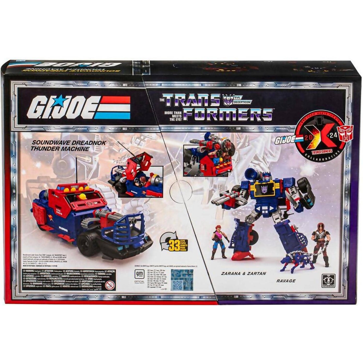 Transformers - Collaborative G.i. Joe Soundwave Dreadnok Thunder Machine Zartan & Zarana Toys - Hasbro