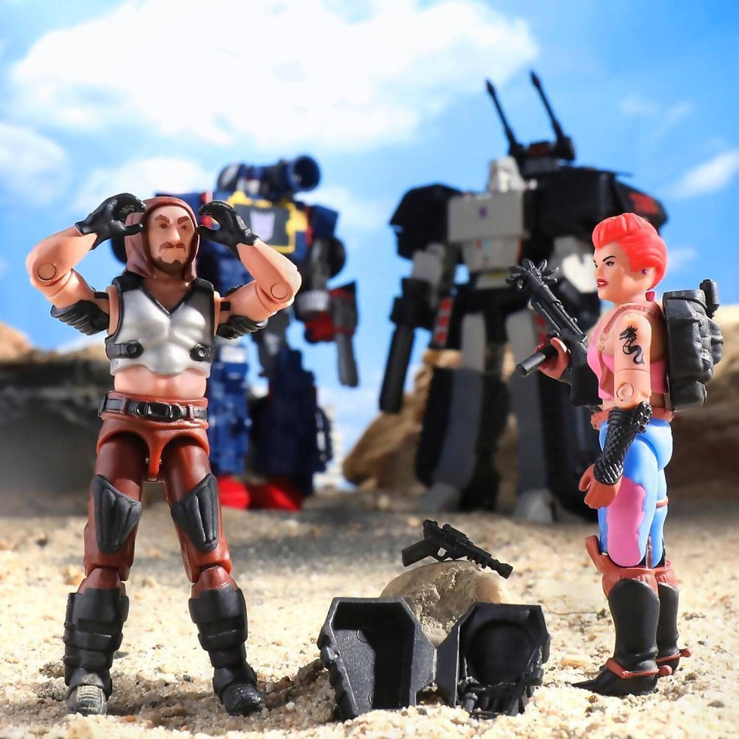 Transformers - Collaborative G.i. Joe Soundwave Dreadnok Thunder Machine Zartan & Zarana Toys - Hasbro