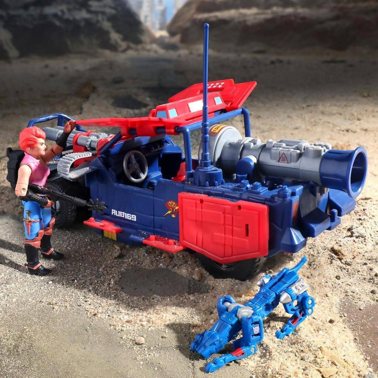 Transformers - Collaborative G.i. Joe Soundwave Dreadnok Thunder Machine Zartan & Zarana Toys - Hasbro