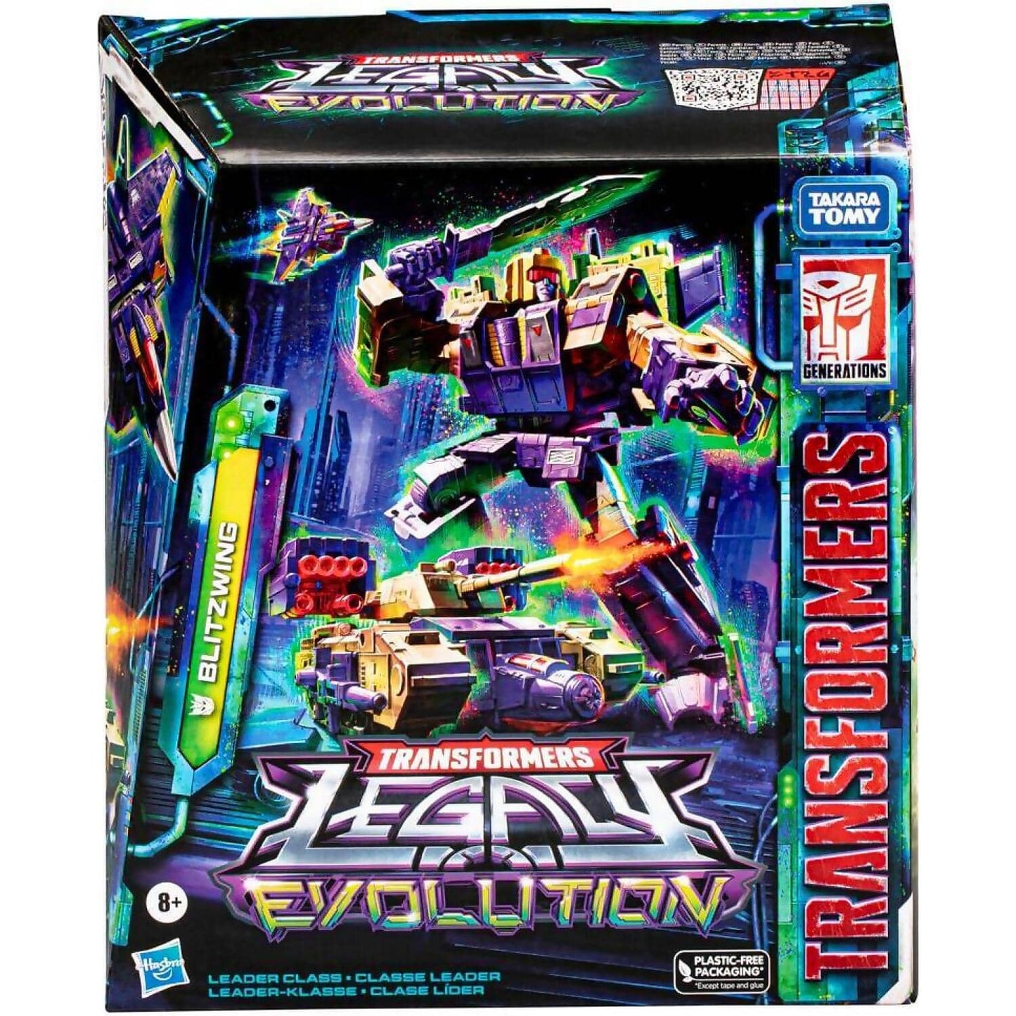 Transfomers - Legacy Evolution Leader Blitzwing Converting Action Figure 7-inch - Hasbro