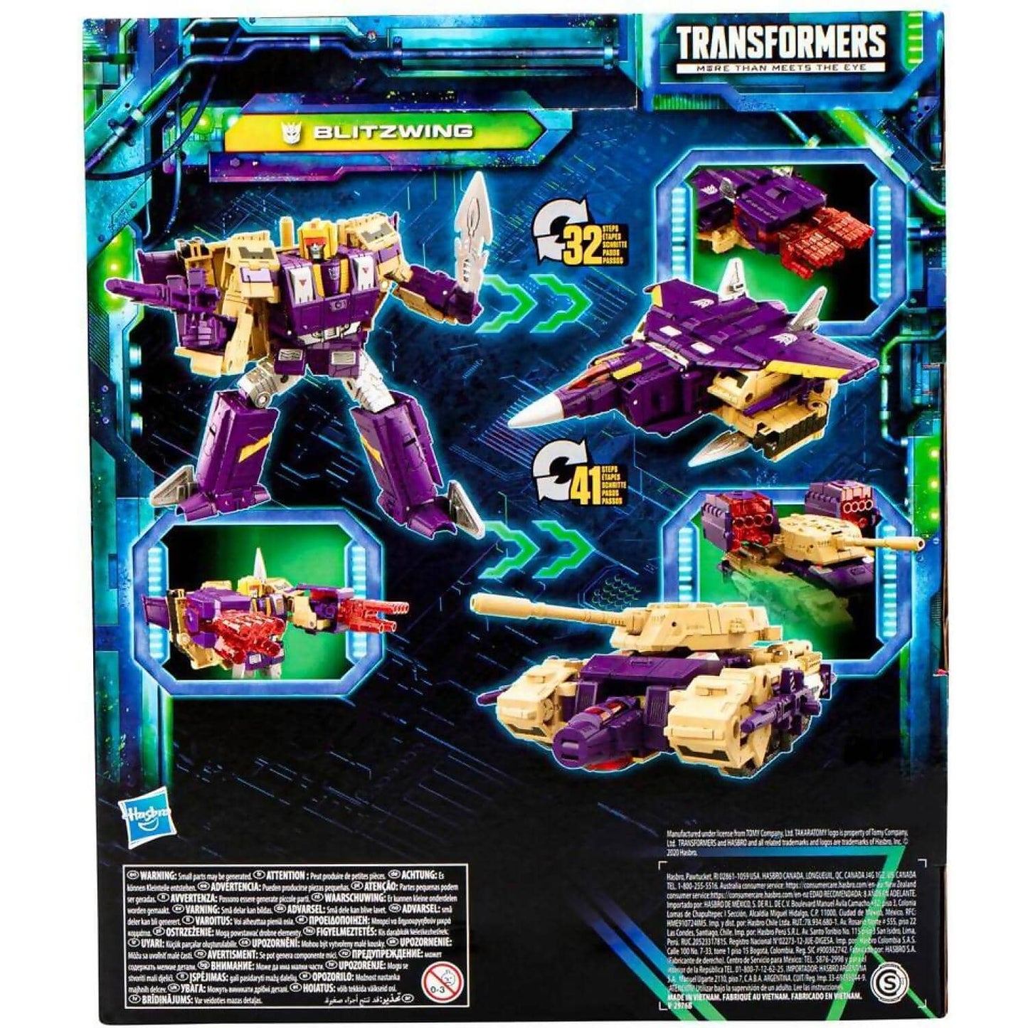 Transfomers - Legacy Evolution Leader Blitzwing Converting Action Figure 7-inch - Hasbro