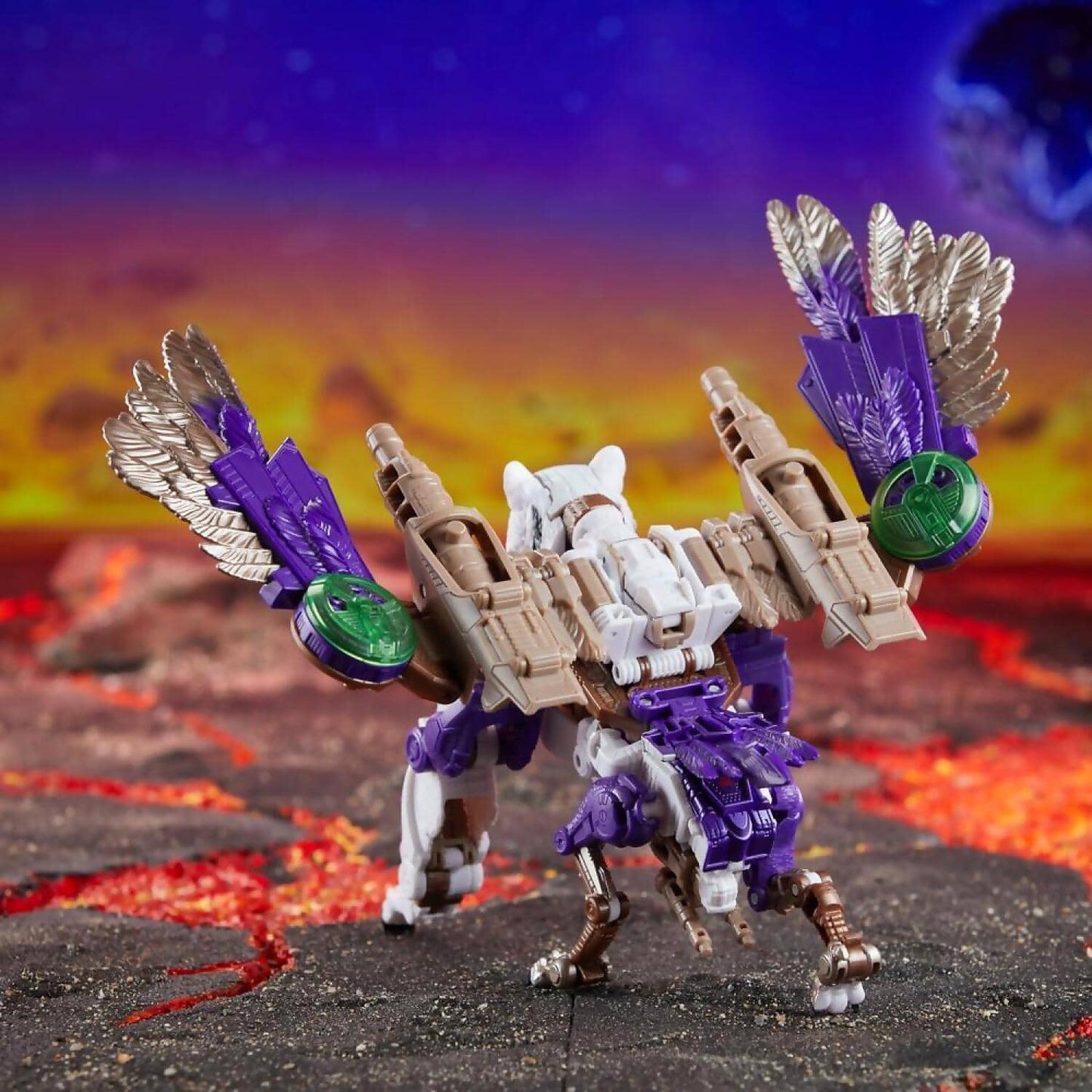 Transformers - Legacy United Leader Beast Wars Universe Tigerhawk 7.5-inch Action Figure - Hasbro