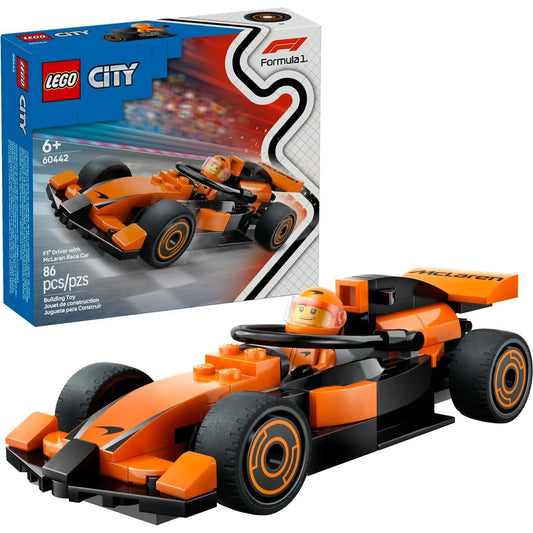 LEGO 60442 F1® Driver with McLaren Race Car - City