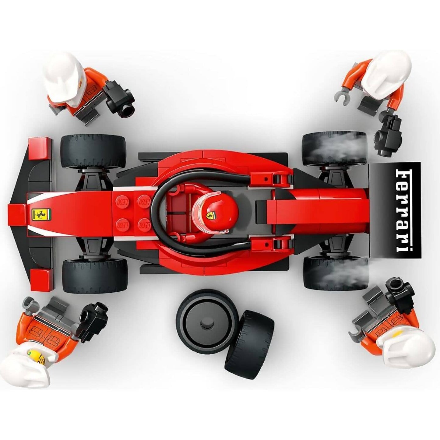 LEGO 60443 F1® Pit Stop & Pit Crew with Ferrari Car - City