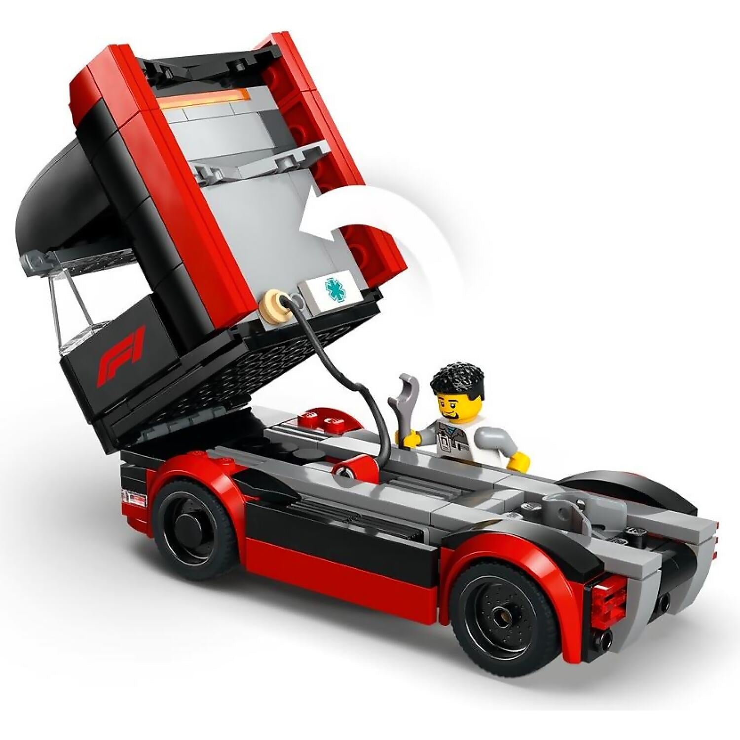 LEGO 60445 F1 Truck with RB20 & AMR24 F1 Cars - City