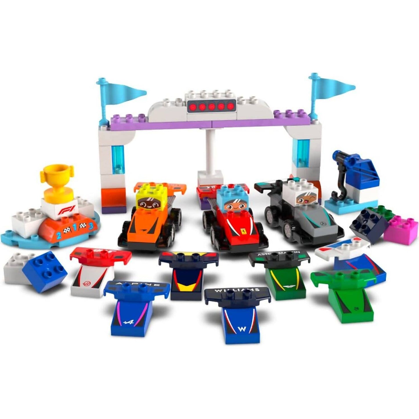 LEGO 10445 F1® Team Race Cars & Drivers - Duplo