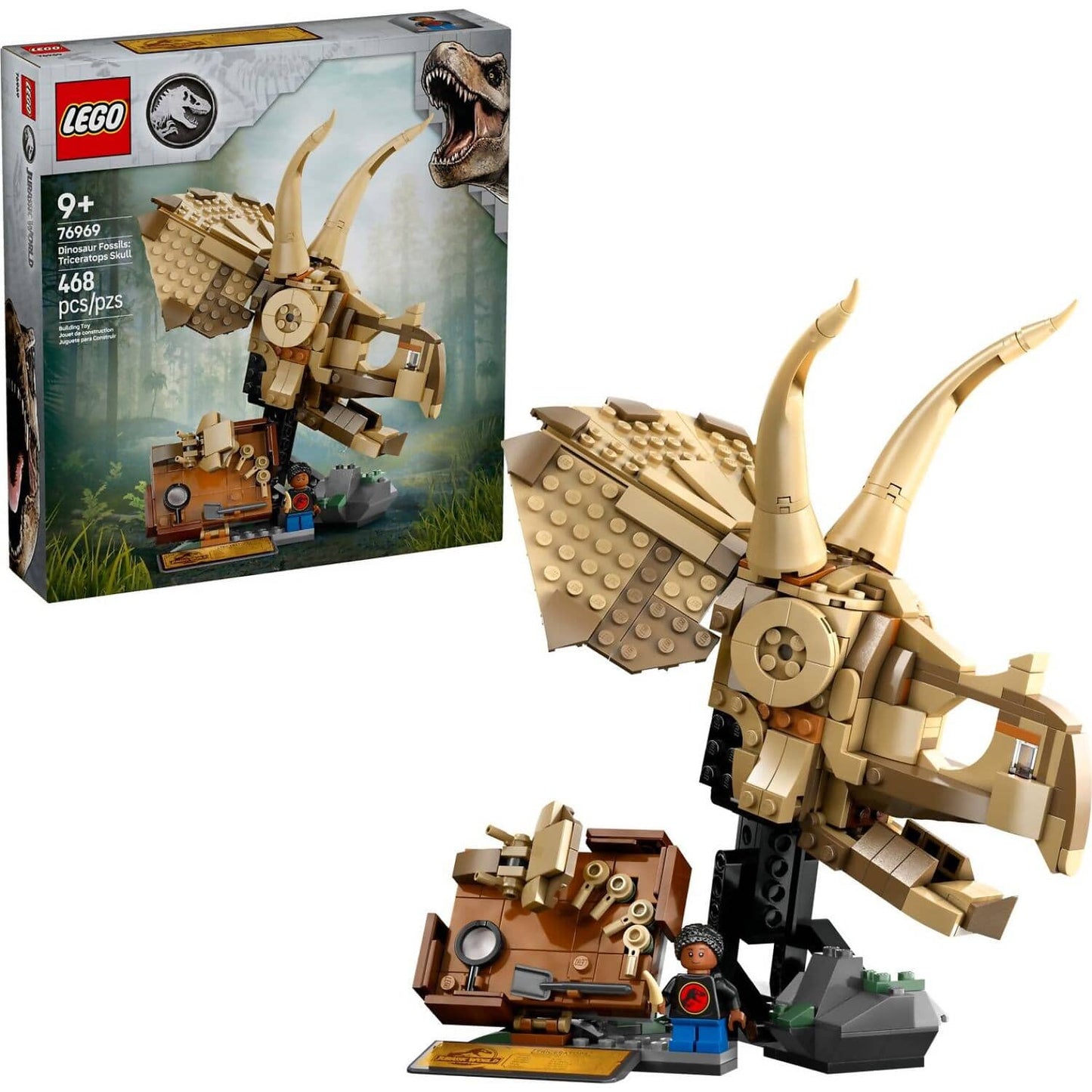 LEGO 76969 Dinosaur Fossils Triceratops Skull - Jurassic World