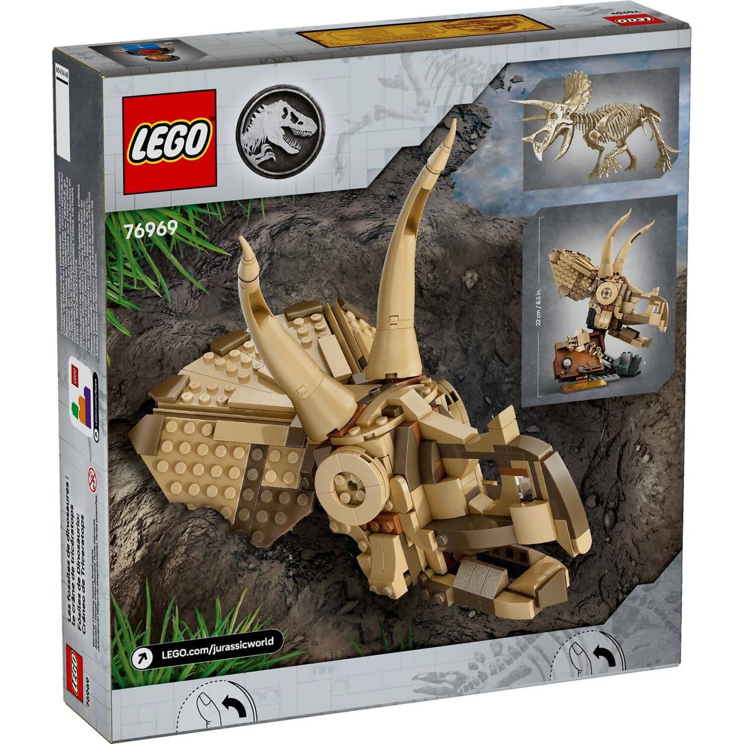 LEGO 76969 Dinosaur Fossils Triceratops Skull - Jurassic World