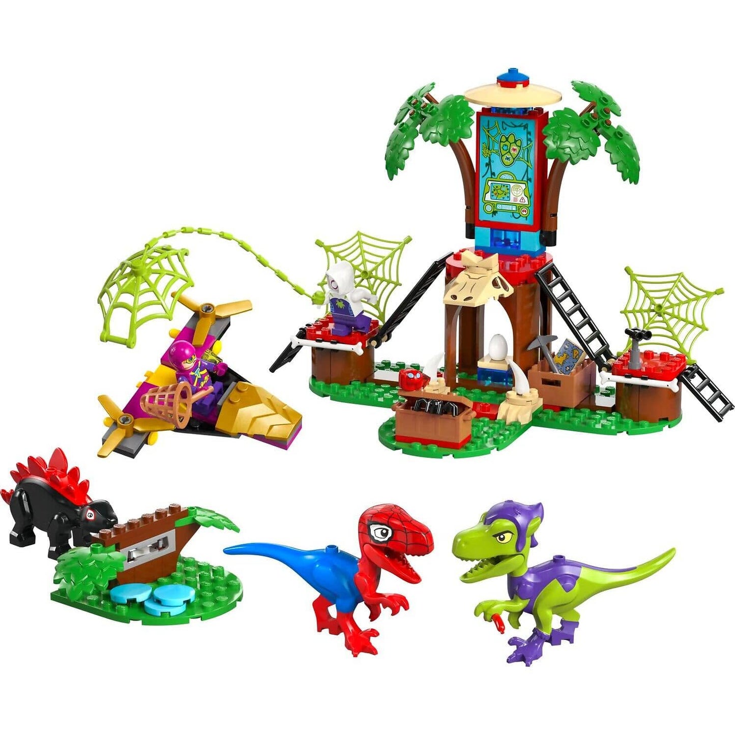 LEGO 11200 Spidey and Gobby's Raptor Battle at Tree House HQ - Spidey Marvel Super Heroes 4+