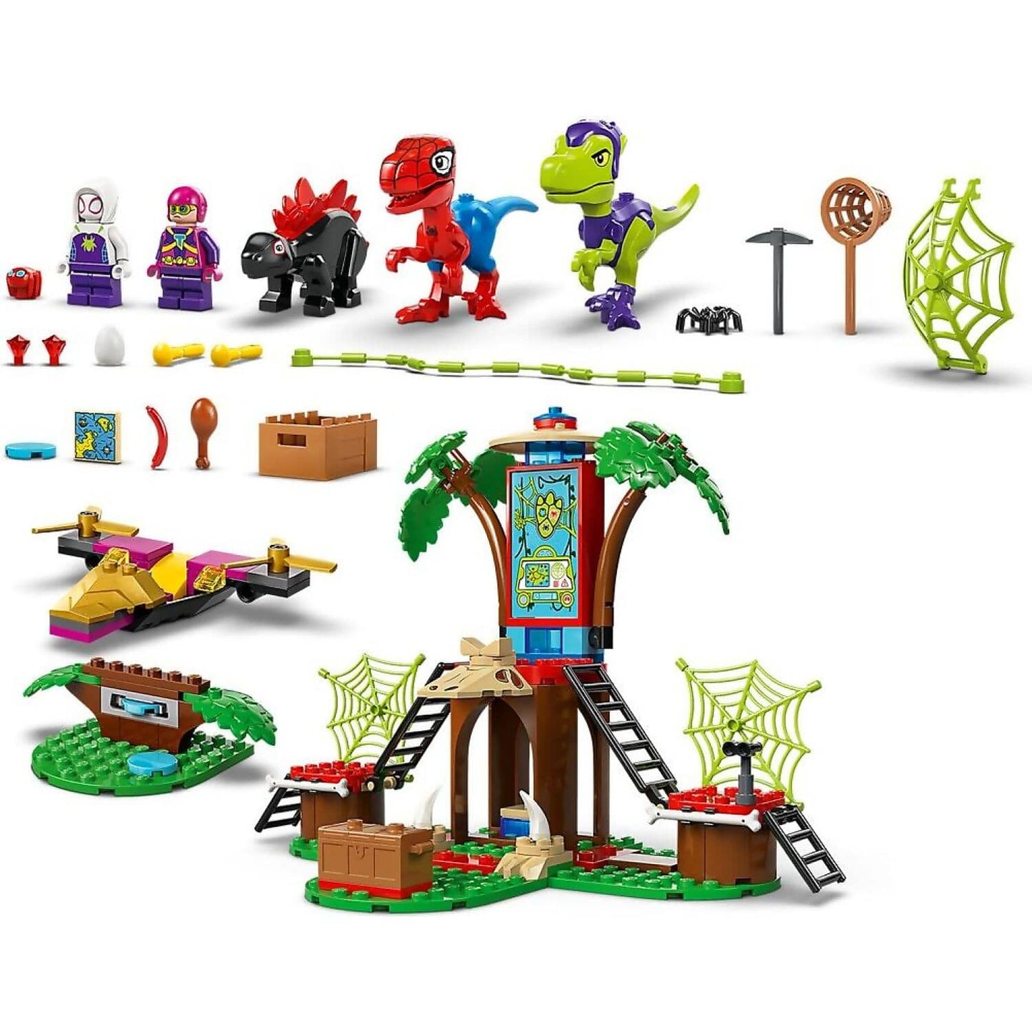 LEGO 11200 Spidey and Gobby's Raptor Battle at Tree House HQ - Spidey Marvel Super Heroes 4+