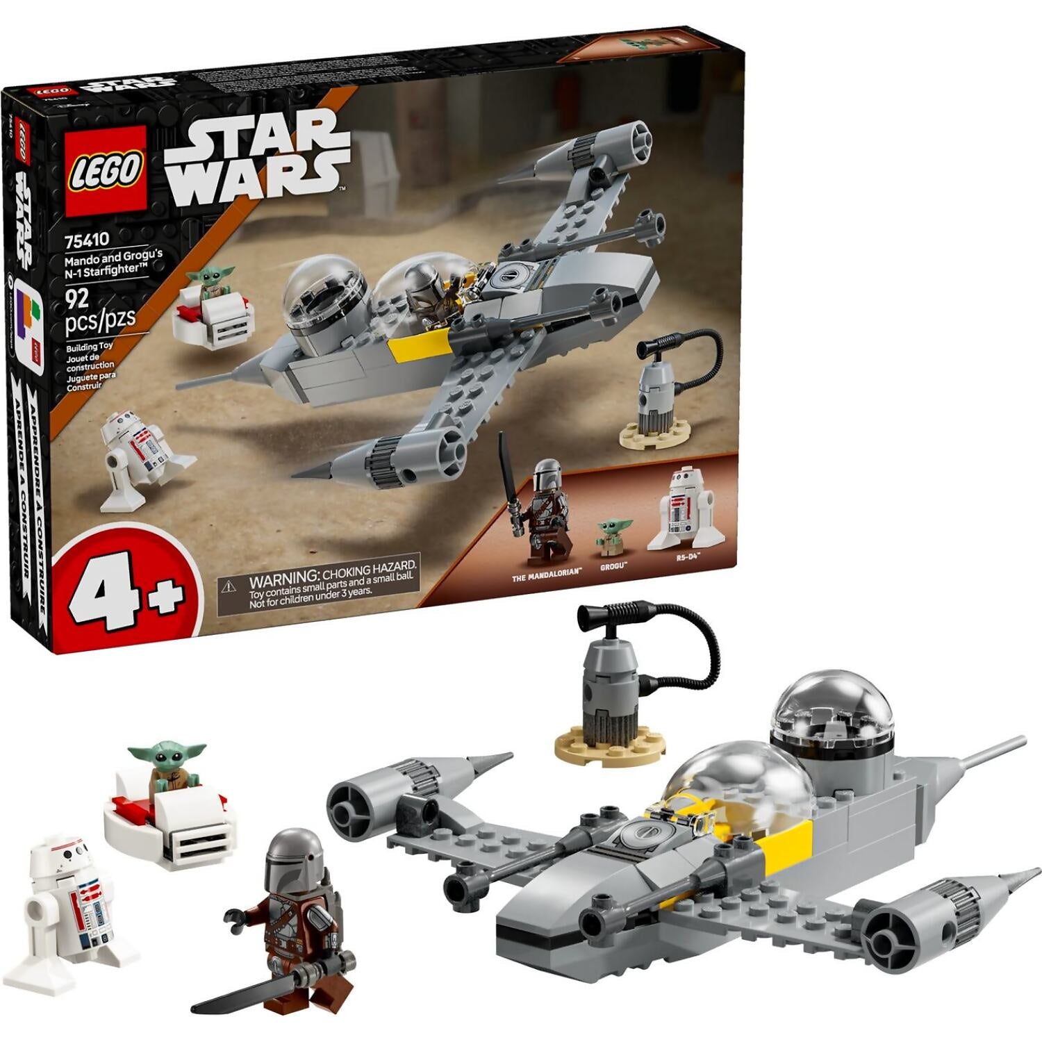 LEGO 75410 Mando and Grogu's N-1 Starfighter - Star Wars 4+