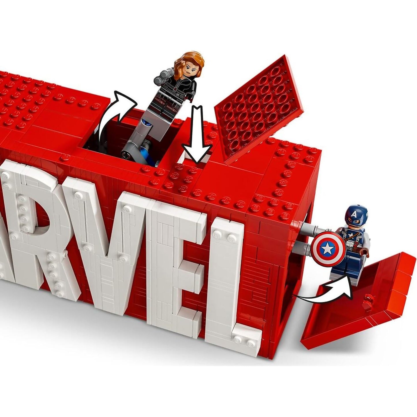 LEGO 76313 MARVEL Logo & Minifigures - Marvel Super Heroes